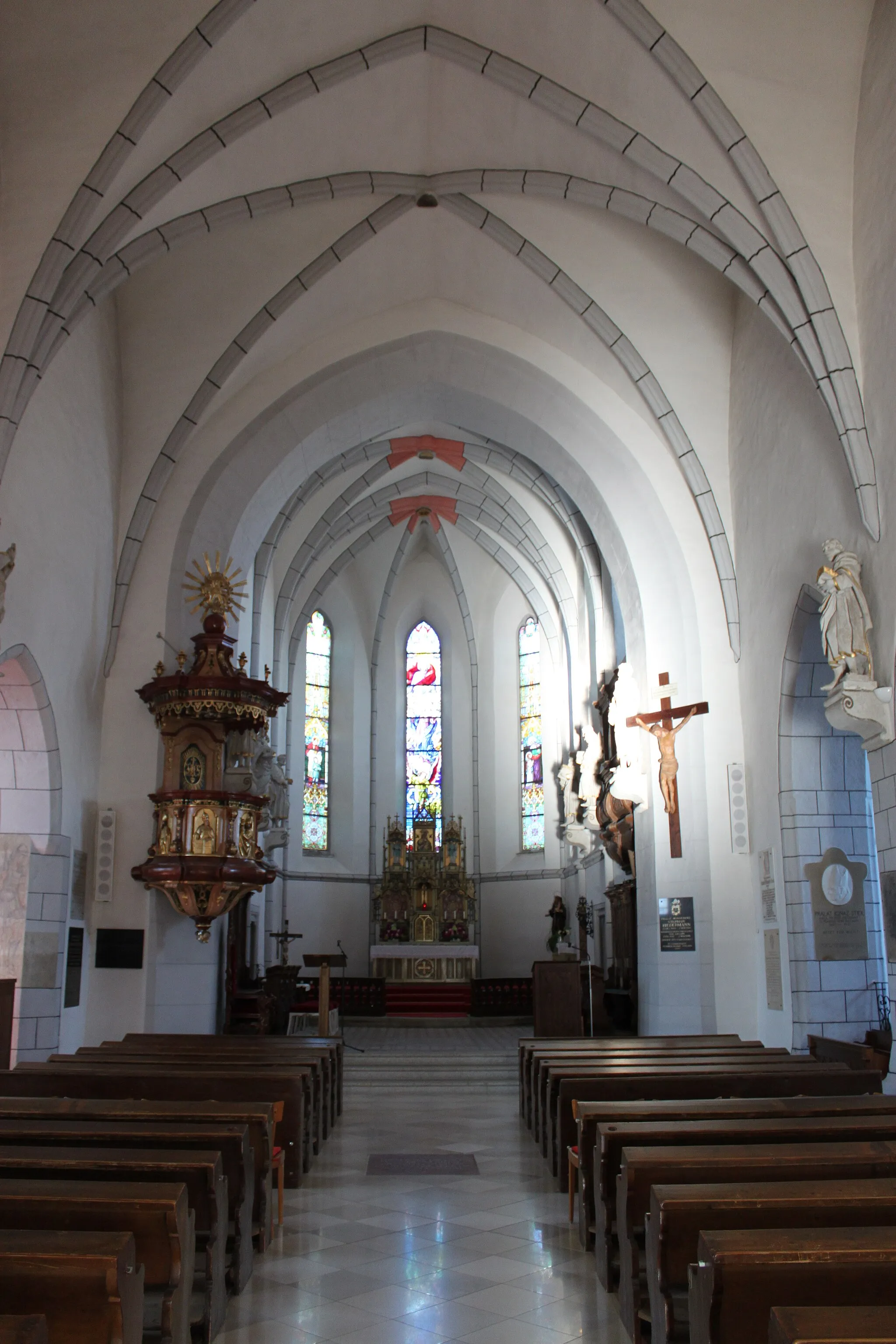 Photo showing: Innenraum der Stiftskirche Eisgarn, Niederösterreich