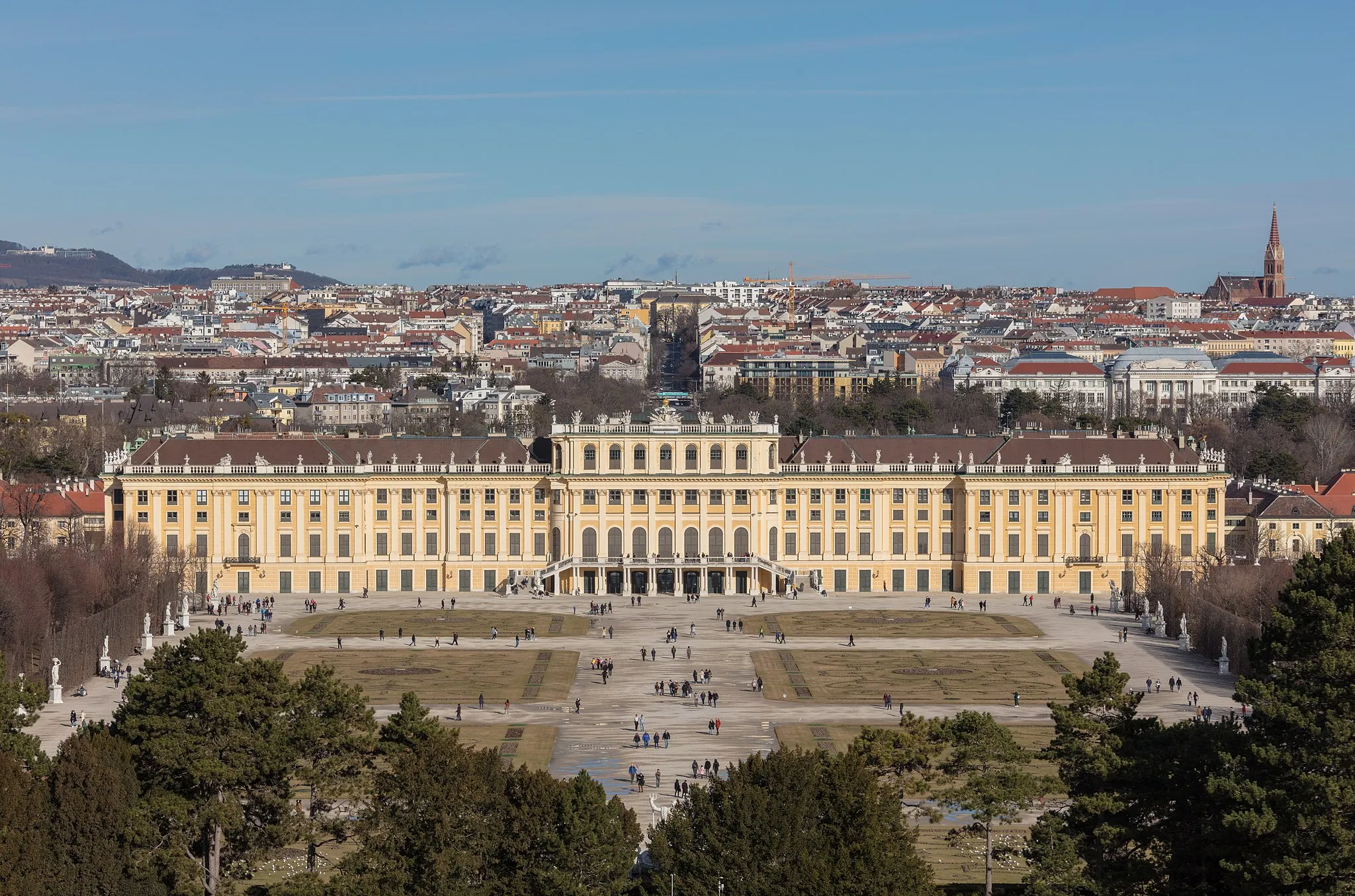 Photo showing: Palace of Schönbrunn, Vienna, Austria