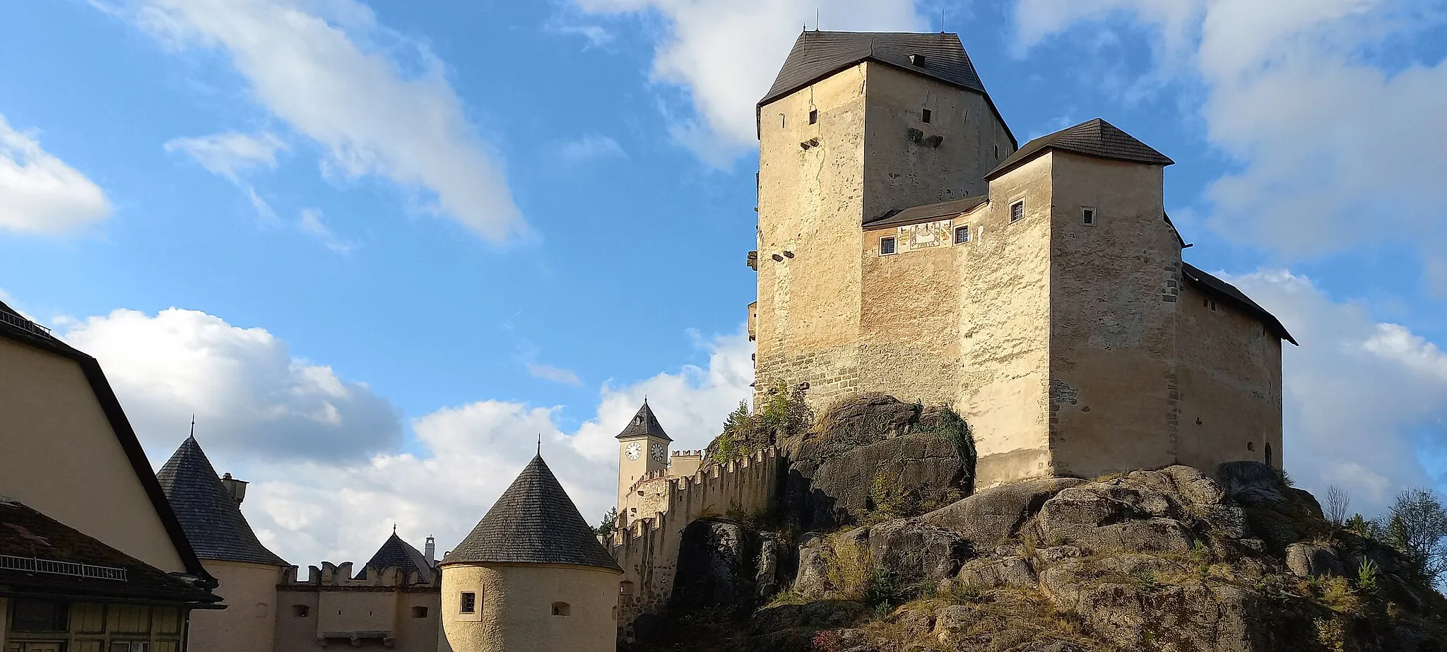 Photo showing: Burg Rappottenstein, Blick vom Zufahrtsweg