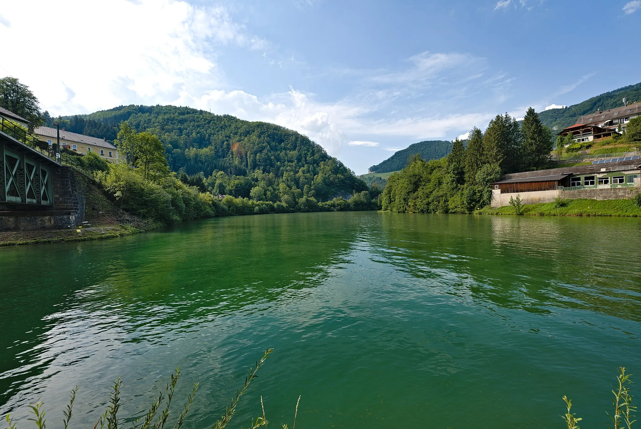 Photo showing: Enns river in Reichraming