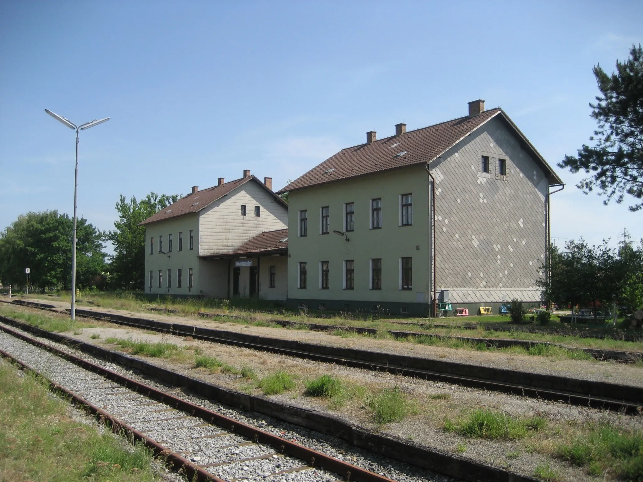 Photo showing: Dobermannsdorf train station located in Lower Austria