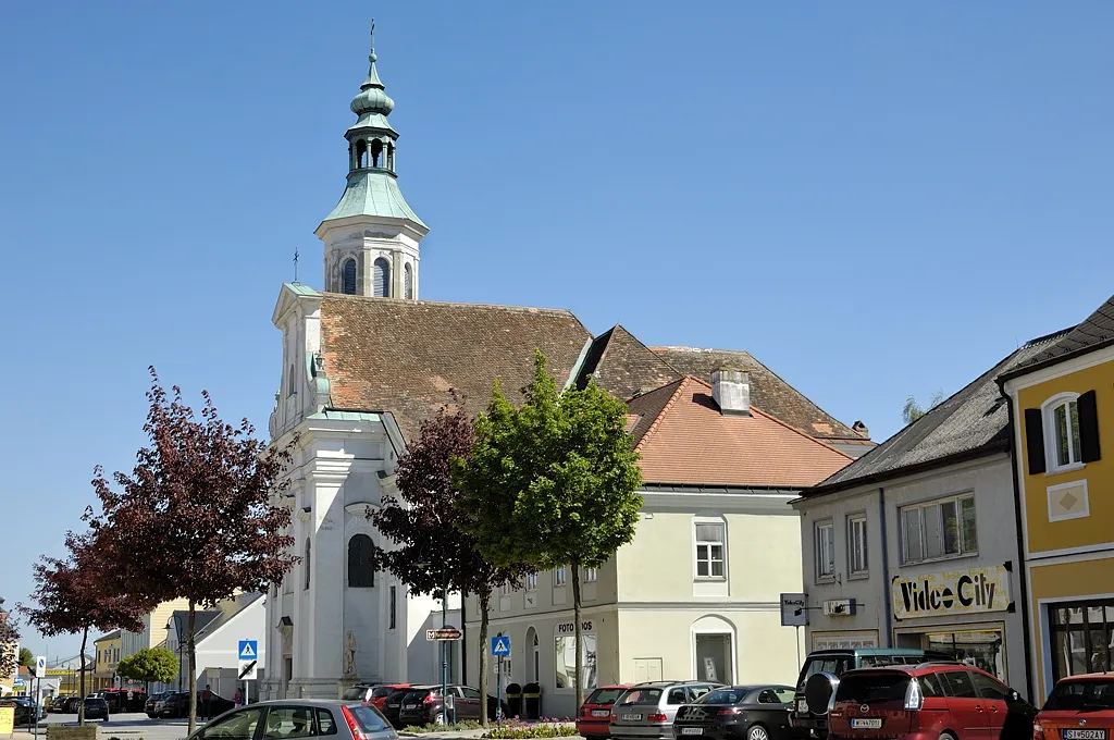 Photo showing: Stadtpfarrkirche Kreuzerhöhung