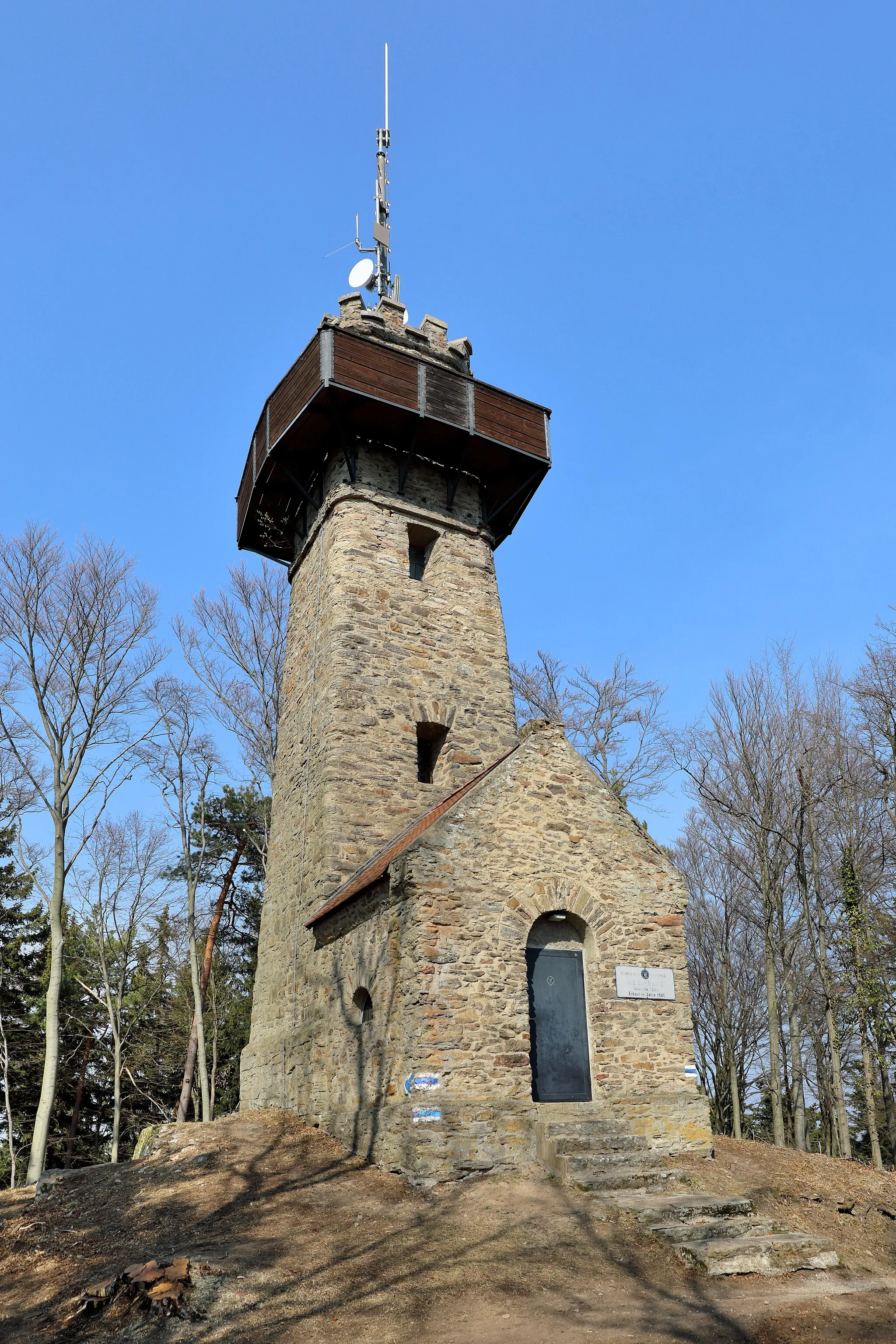 Photo showing: Observation tower “Weiglwarte” between Weißenkirchen and Dürnstein, Lower Austria.