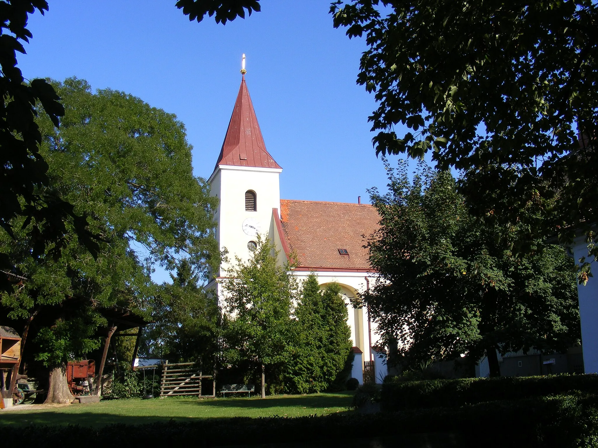 Photo showing: Kath. Pfarrkirche hl. Markus Prinzendorf