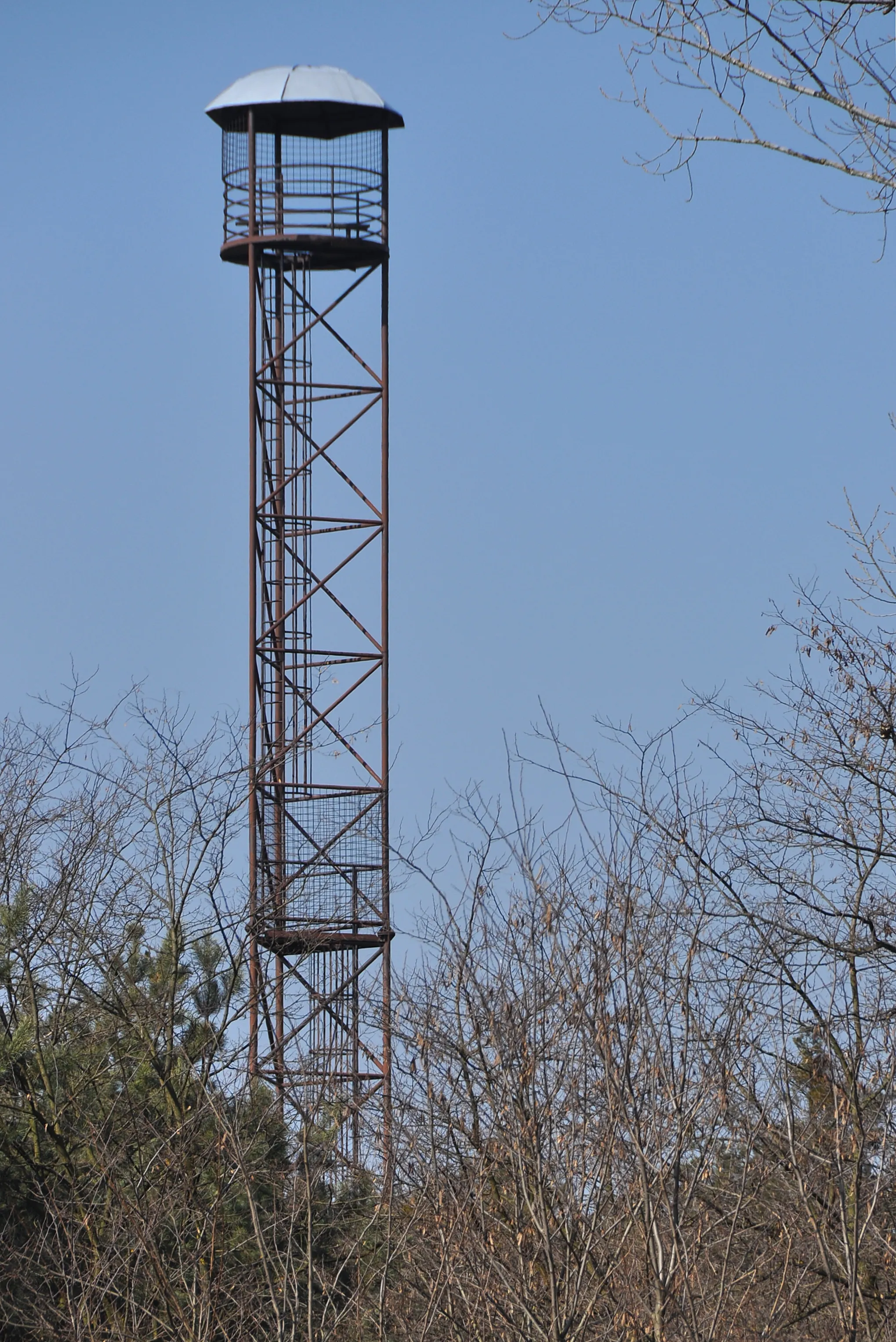 Photo showing: Observation tower in Kostolište-Vŕšok, Slovakia. March 2012.