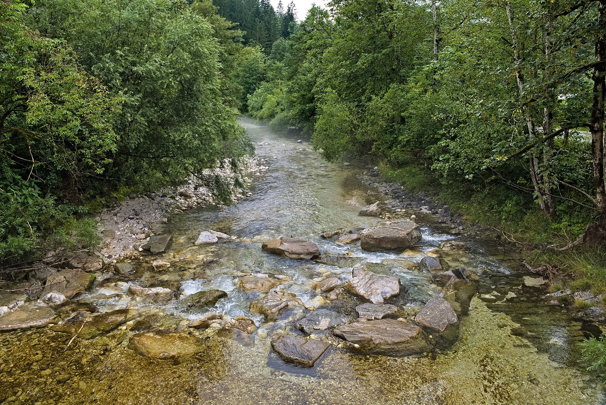 Photo showing: Stream Steinbach in Ybbssteinbach in Göstling an der Ybbs.