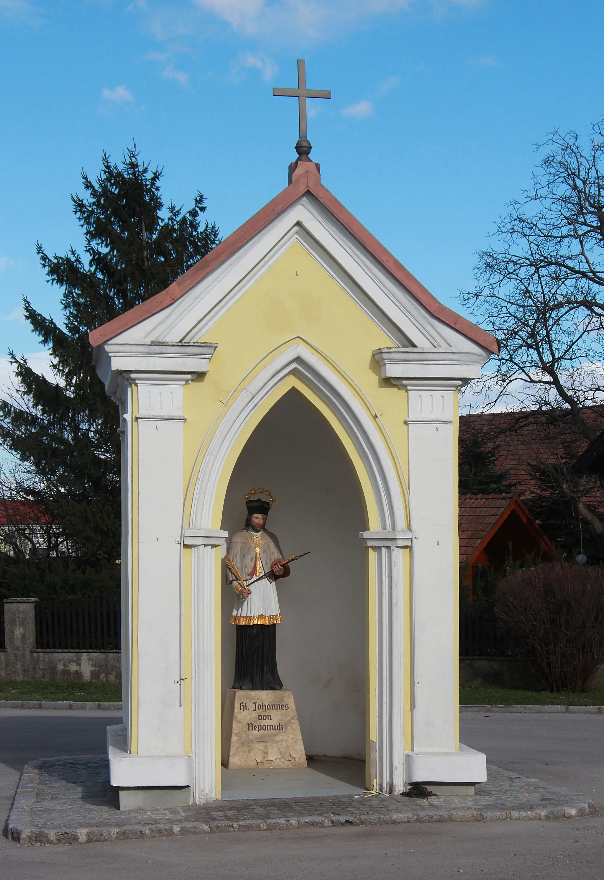 Photo showing: John of Nepomuk chapel at Langenrohr, Lower Austria
