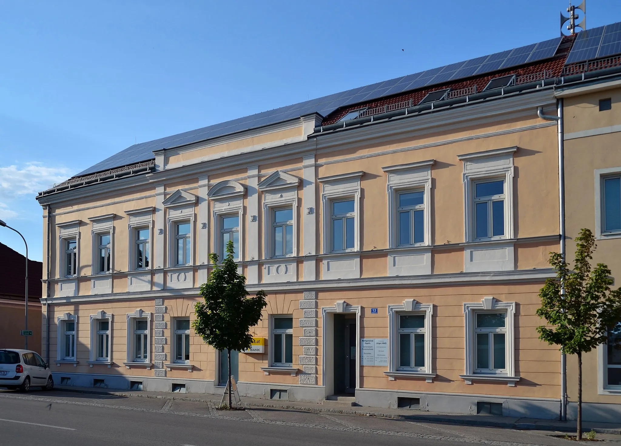 Photo showing: Municipal office in Kapelln, Lower Austria.