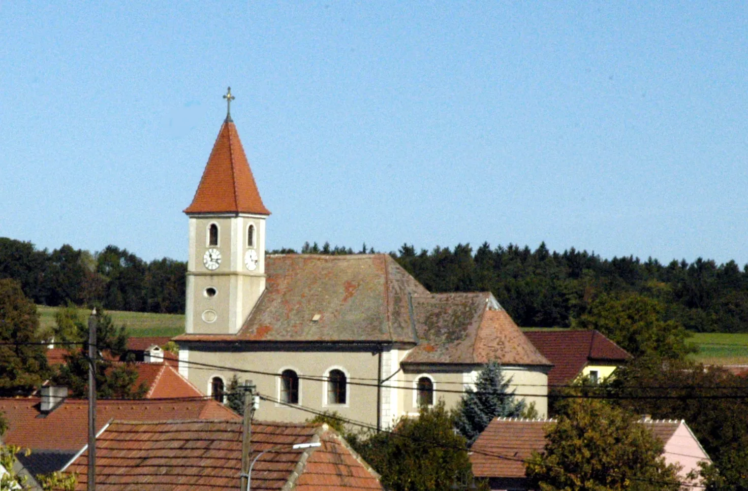 Photo showing: katholische Pfarrkirche heiliger Jakobus der Ältere in Eggendorf am Walde, Gemeinde Maissau