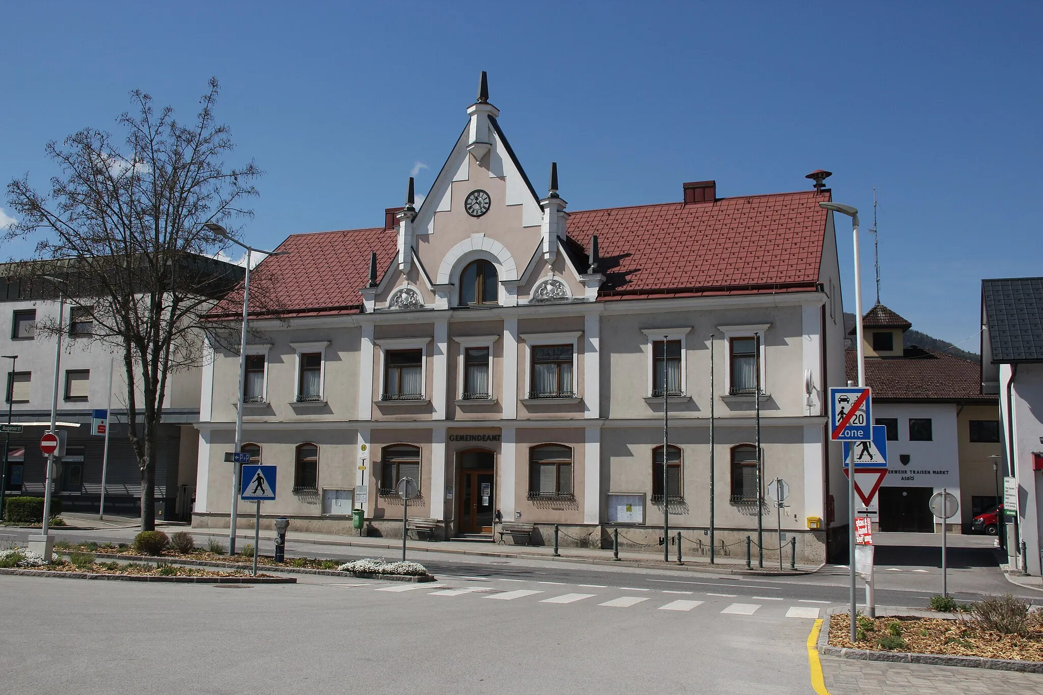 Photo showing: Gemeindeamt Traisen (Niederösterreich)