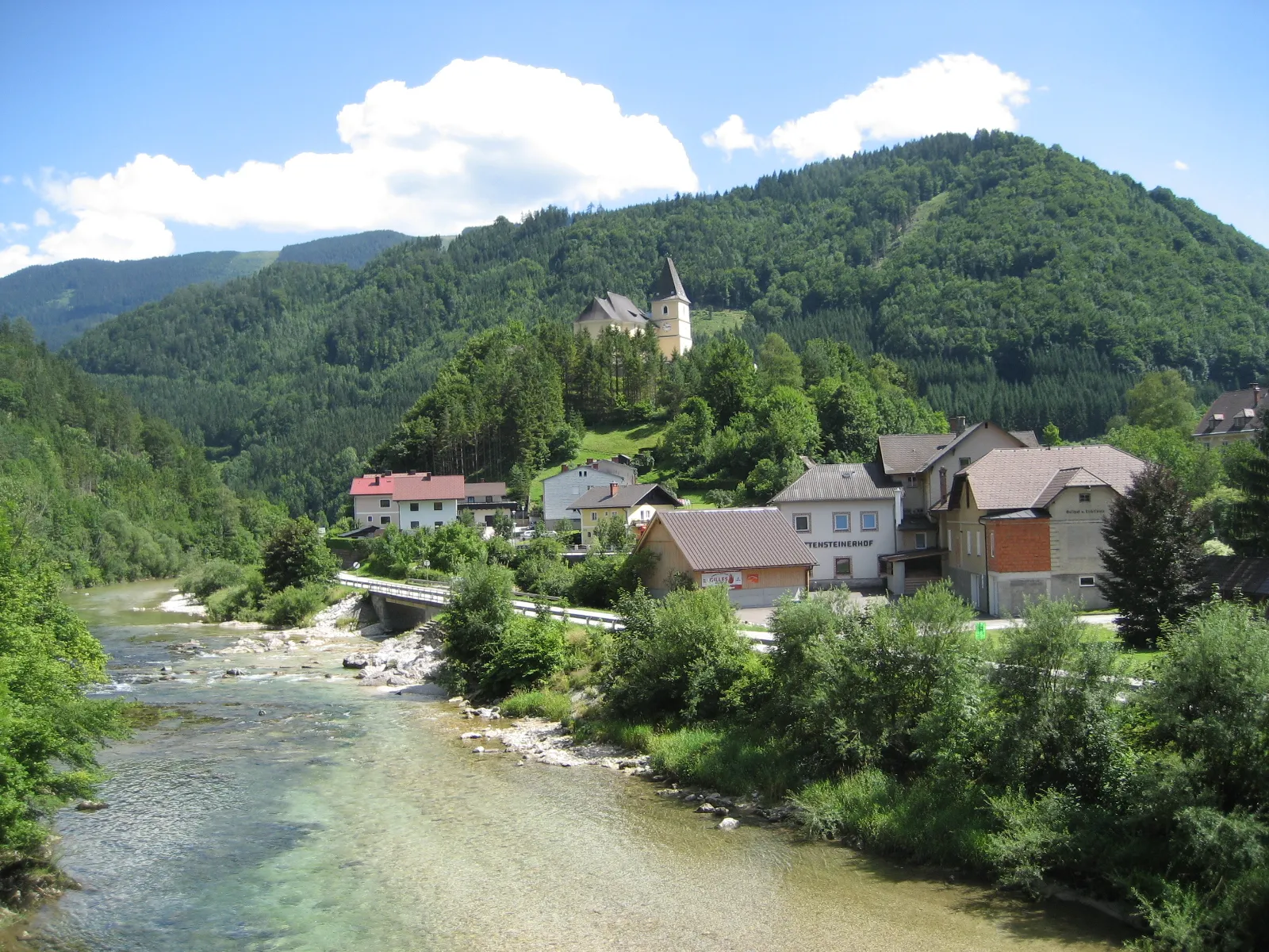 Photo showing: Hollenstein an der Ybbs - Kirche