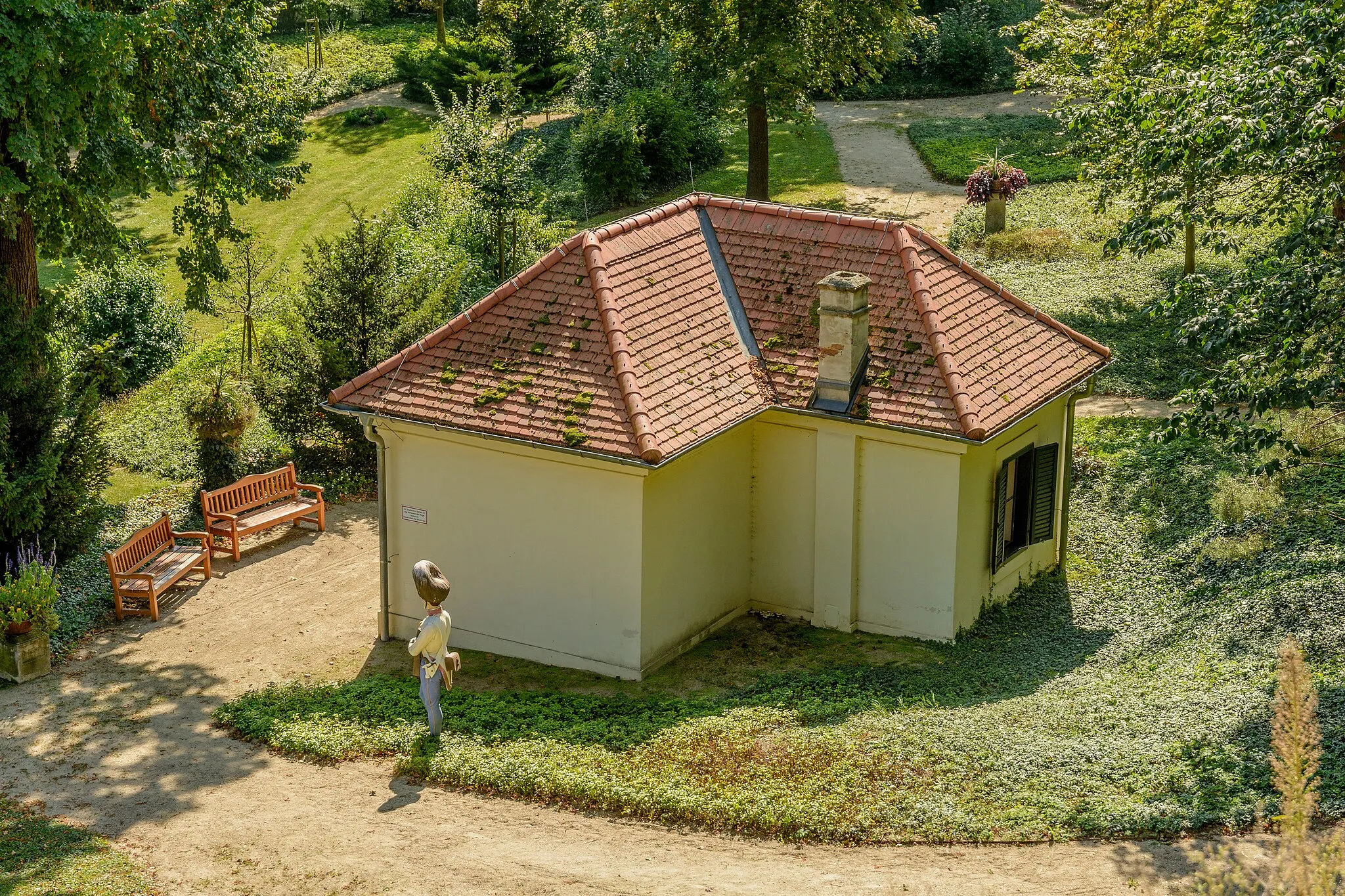 Photo showing: Engischer Garten Kleinwetzdorf (Heldenberg)