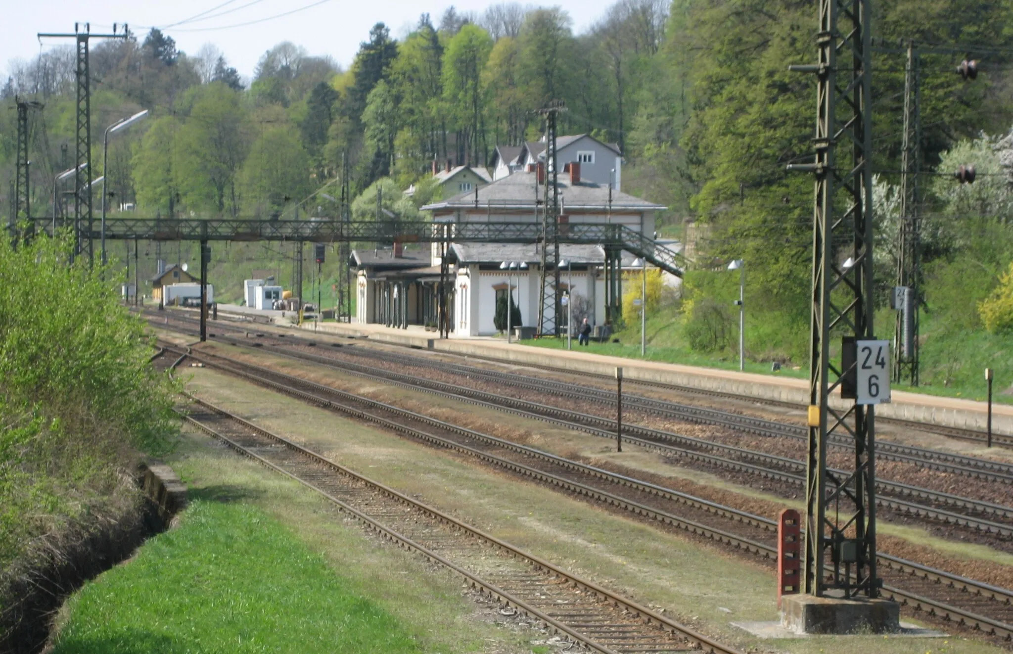 Photo showing: Train station in Rekawinkel, Lower Austria