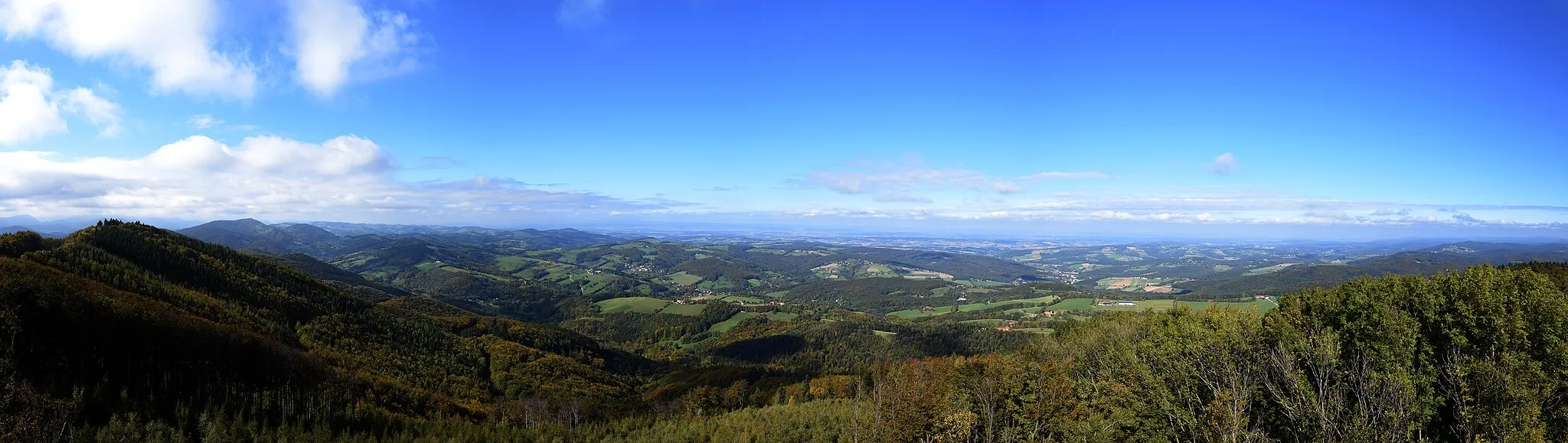 Photo showing: Blick von der Matraswarte in Richtung Westen.