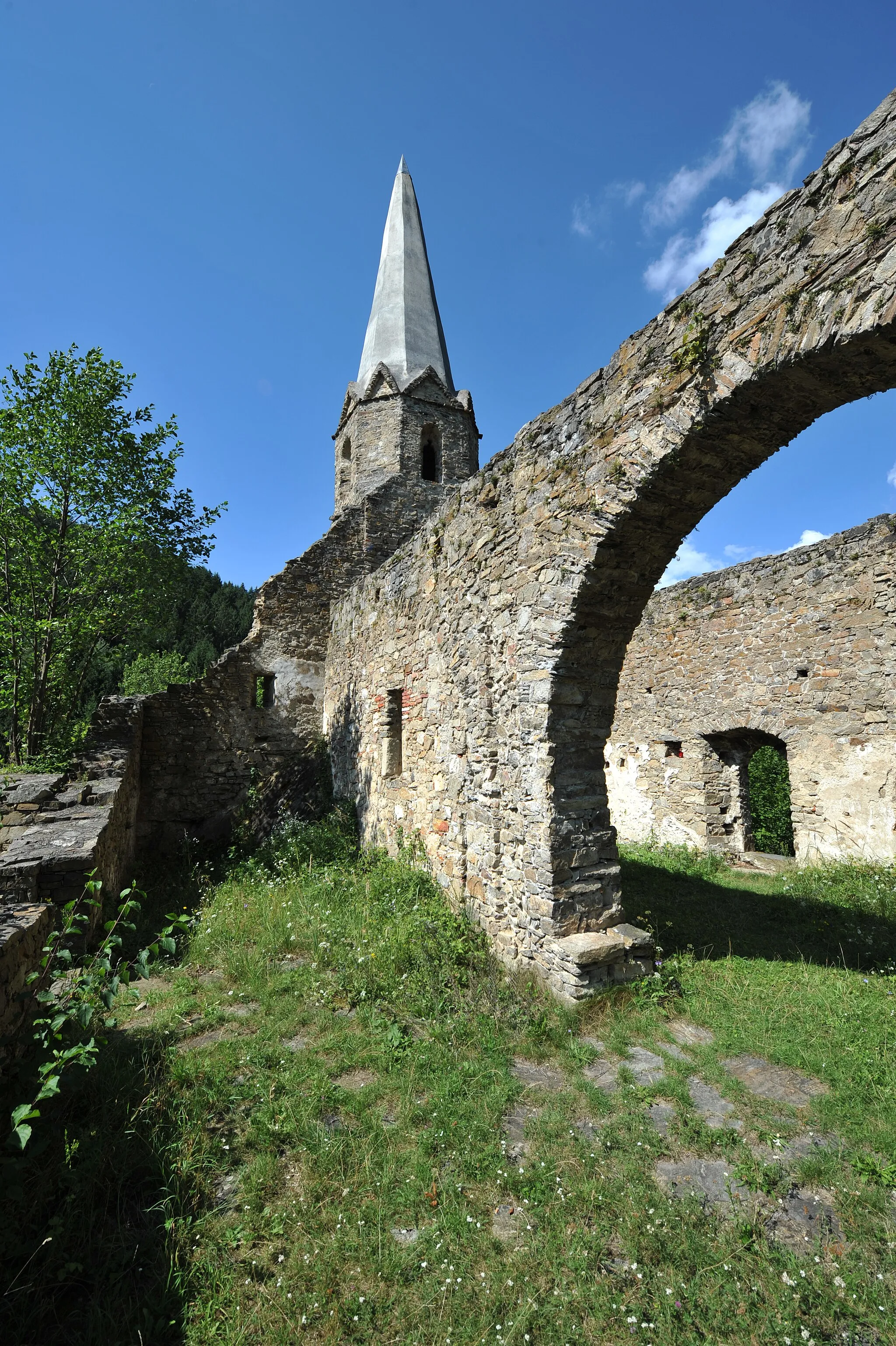 Photo showing: Burg- und Kapellenruine hl. Pankraz