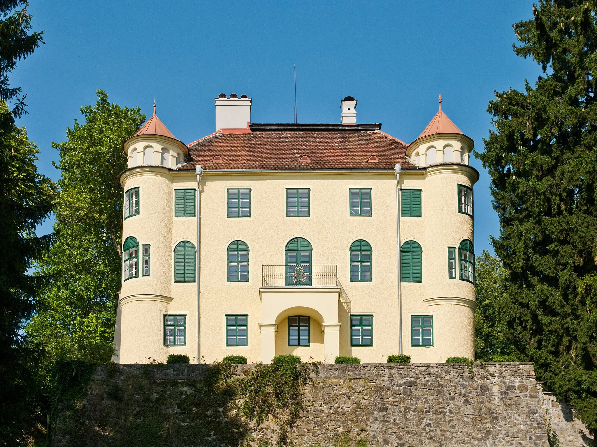 Photo showing: Schloss Grünbichl in Kilb. Stammsitz der Gienger von Grienpichl