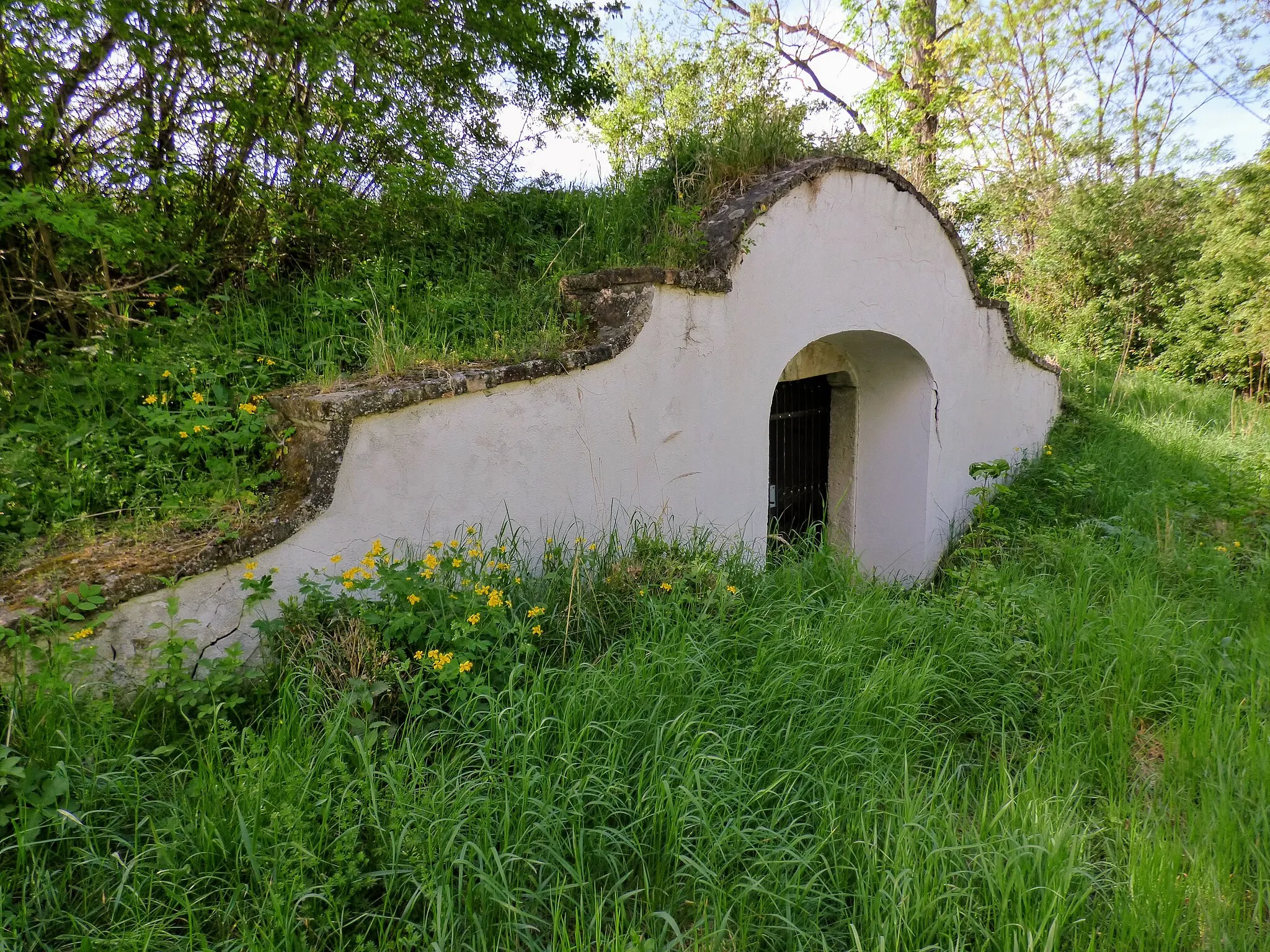 Photo showing: Kellergasse Wiesbergkellergasse in der KG Minichhofen in Ravelsbach