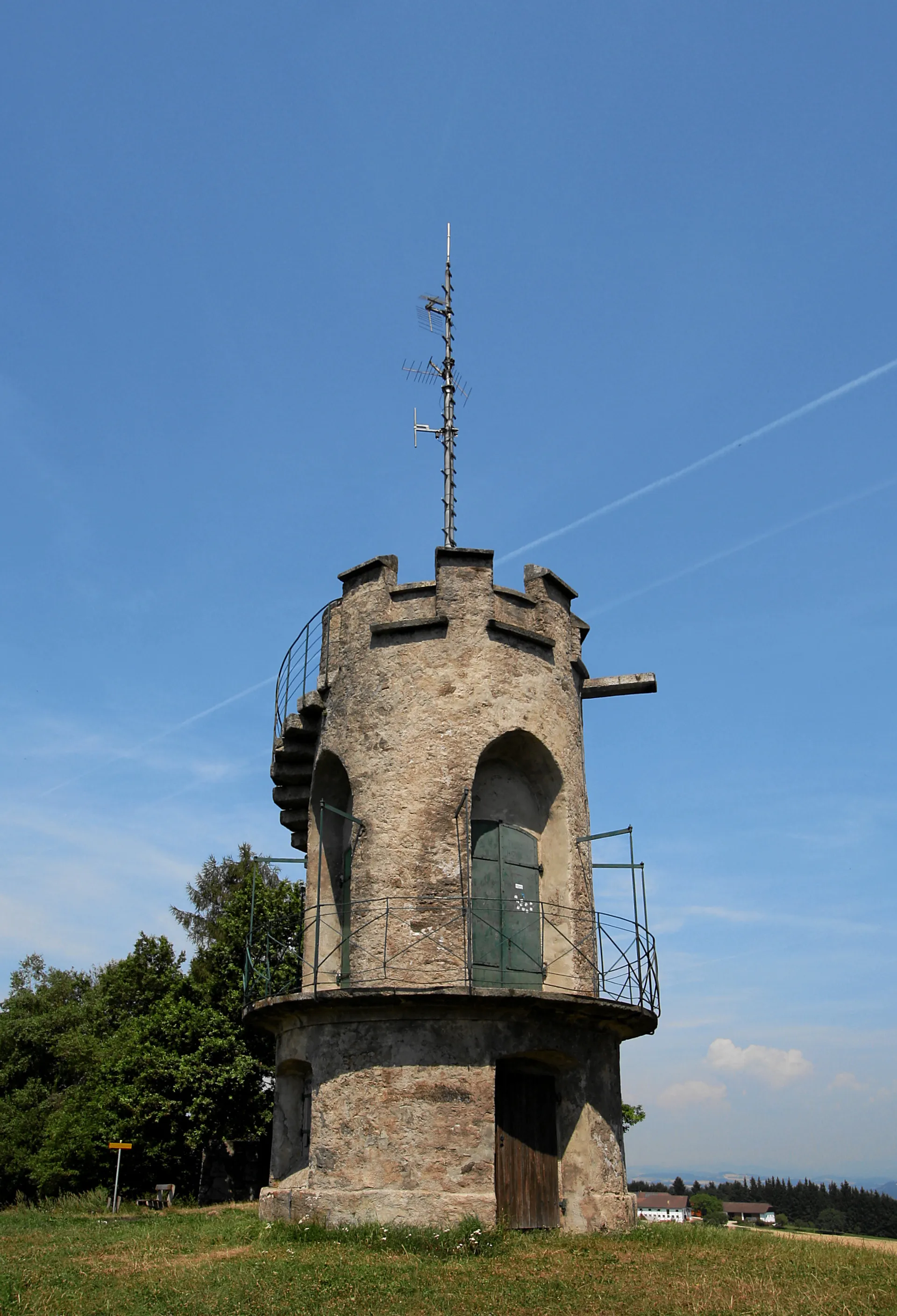 Photo showing: Observation tower on the Mayrhofberg in Stroheim, Upper Austria