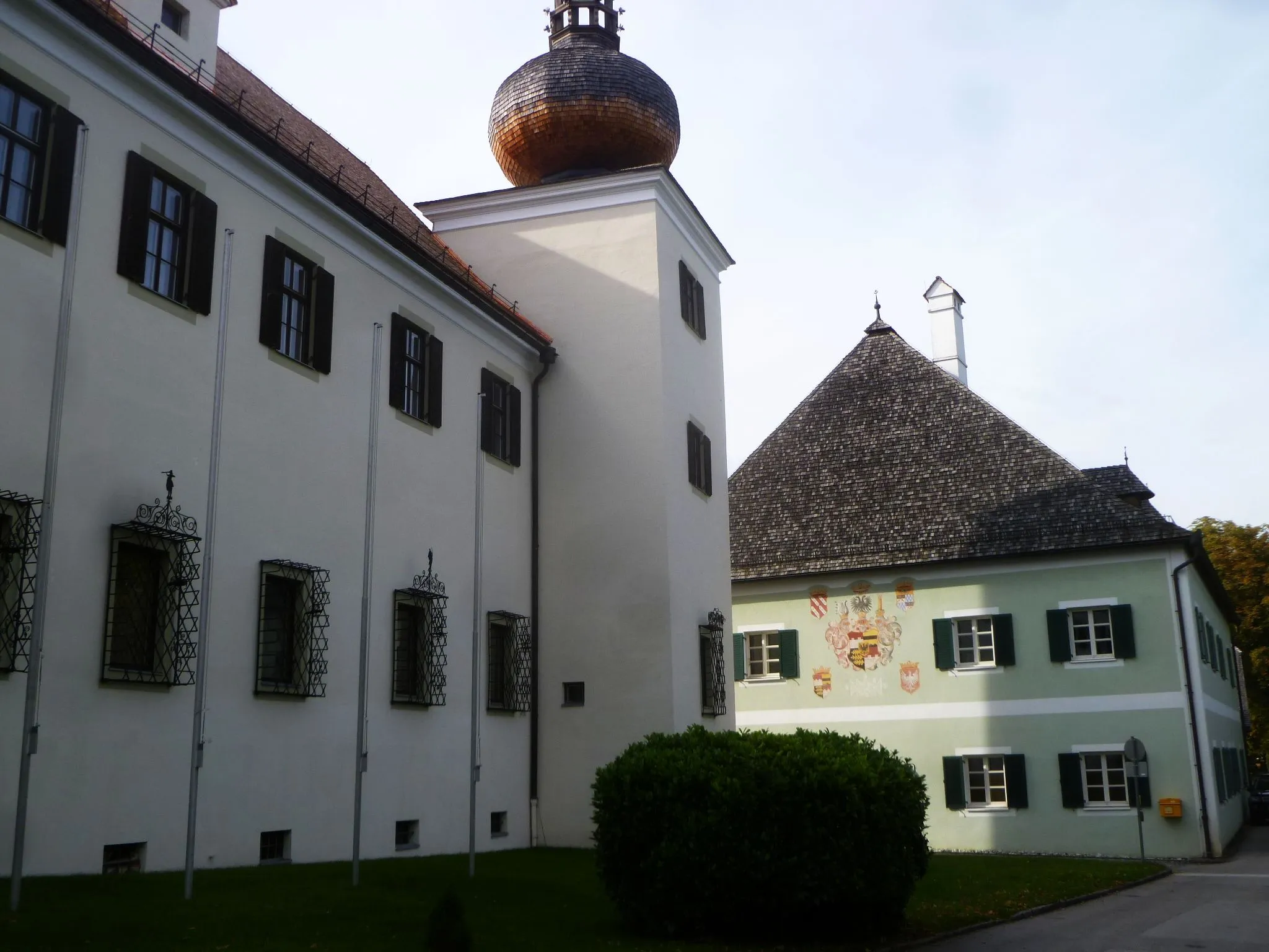 Photo showing: Anlage Landschloss Ort/Forstl.Ausbildungsstätte