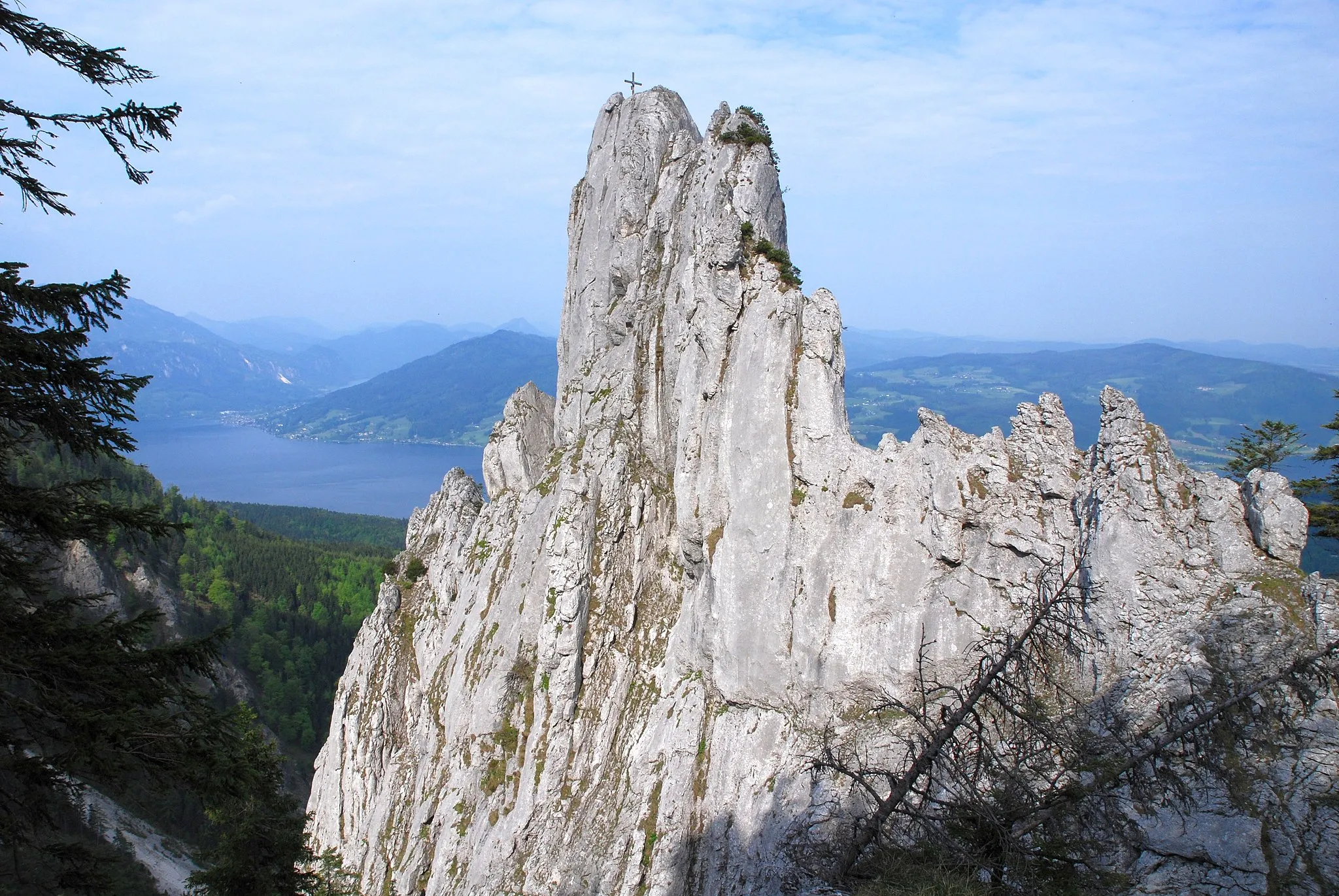 Photo showing: Adlerspitze, Höllengebirge, Austria