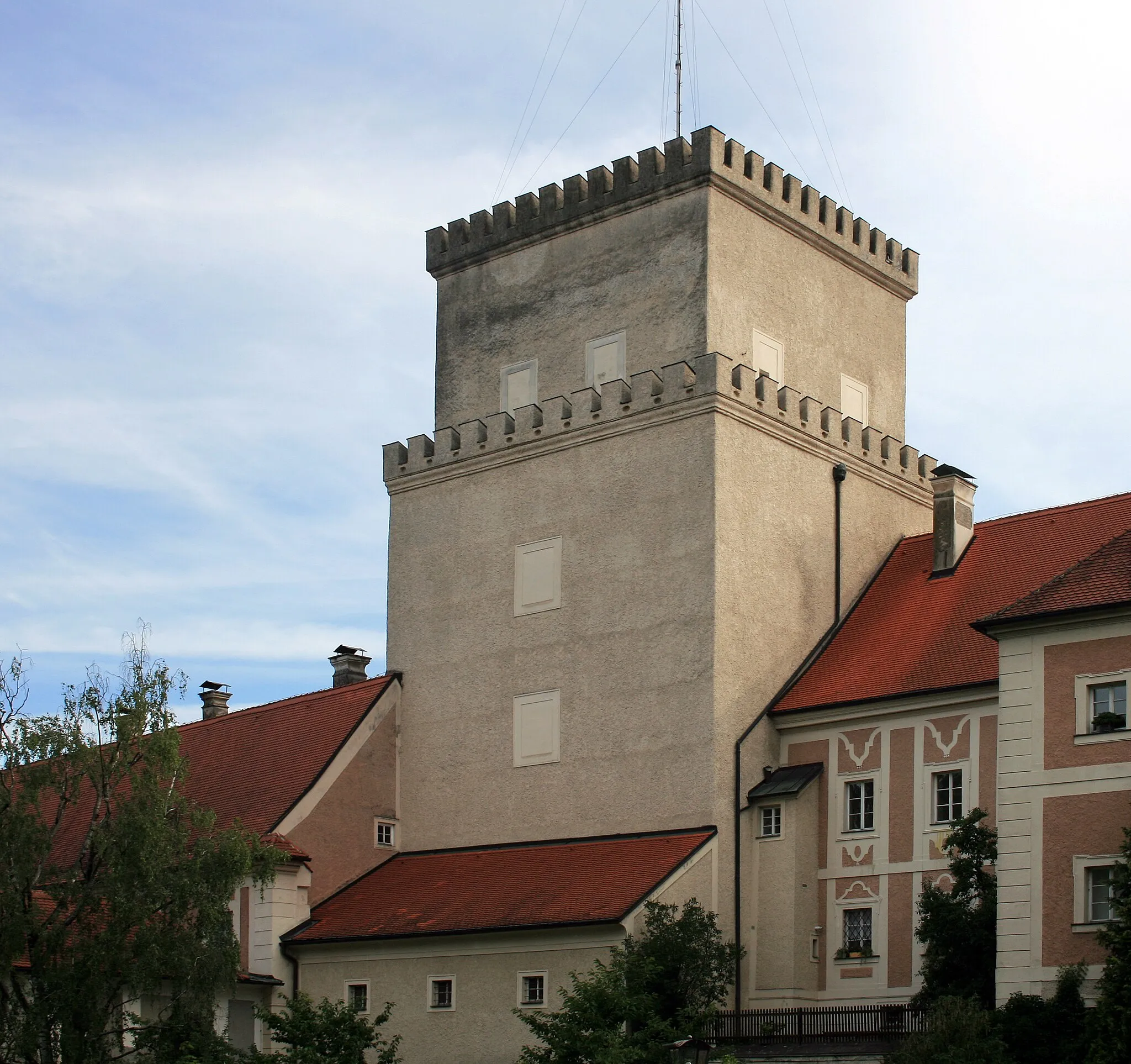 Photo showing: Der Römerturm von Schloss Lamberg in Steyr