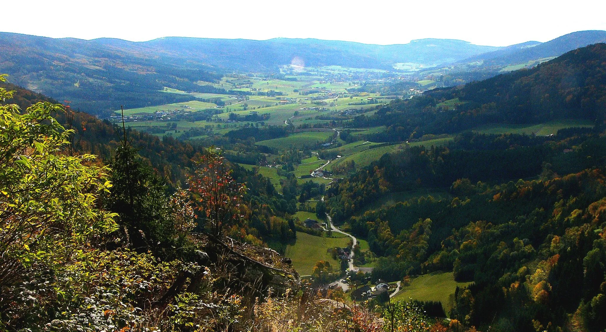 Photo showing: Das Yspertal vom Kaltenberg aus gesehen.