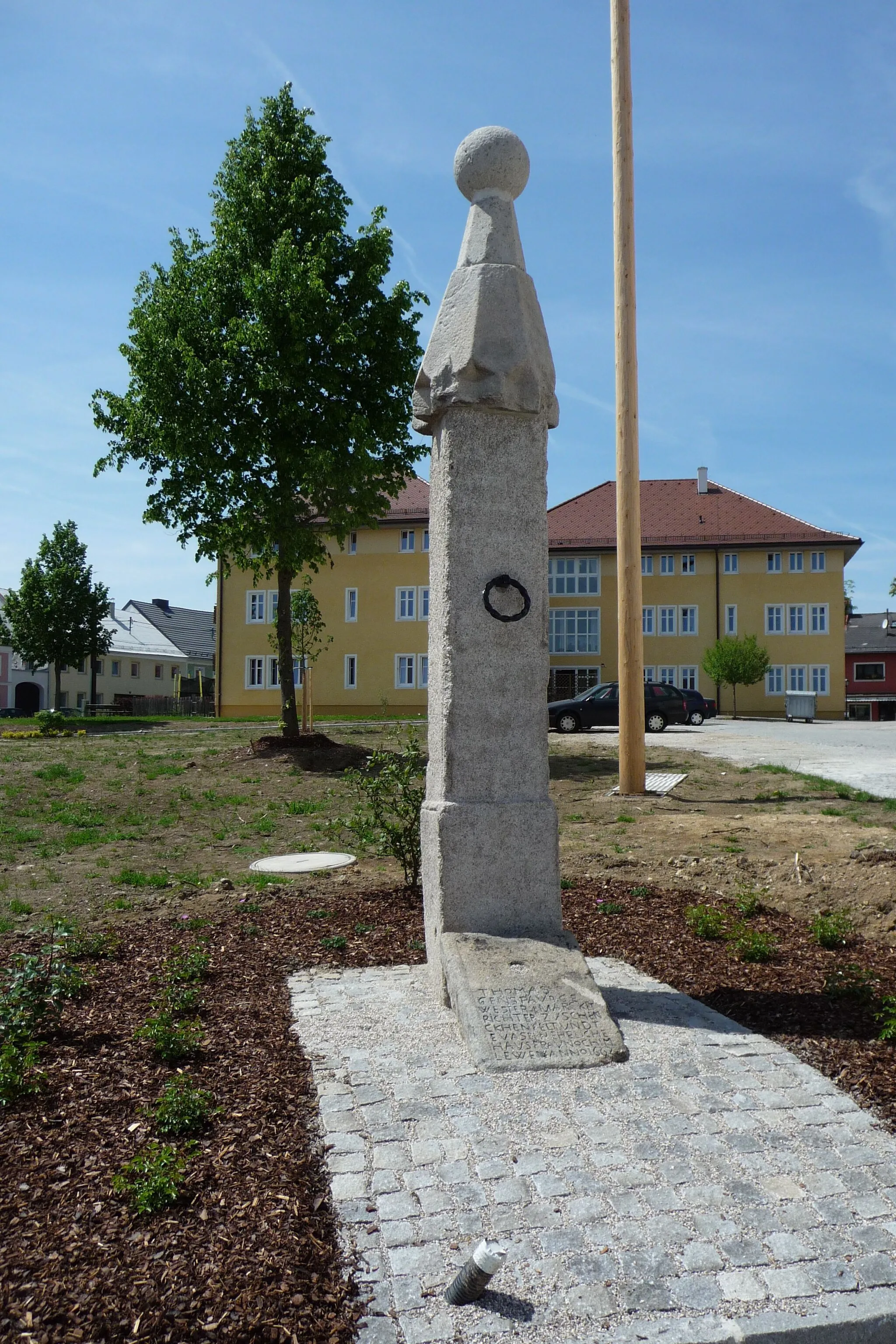 Photo showing: Pranger der niederen Gerichtsbarkeit in Schenkenfelden