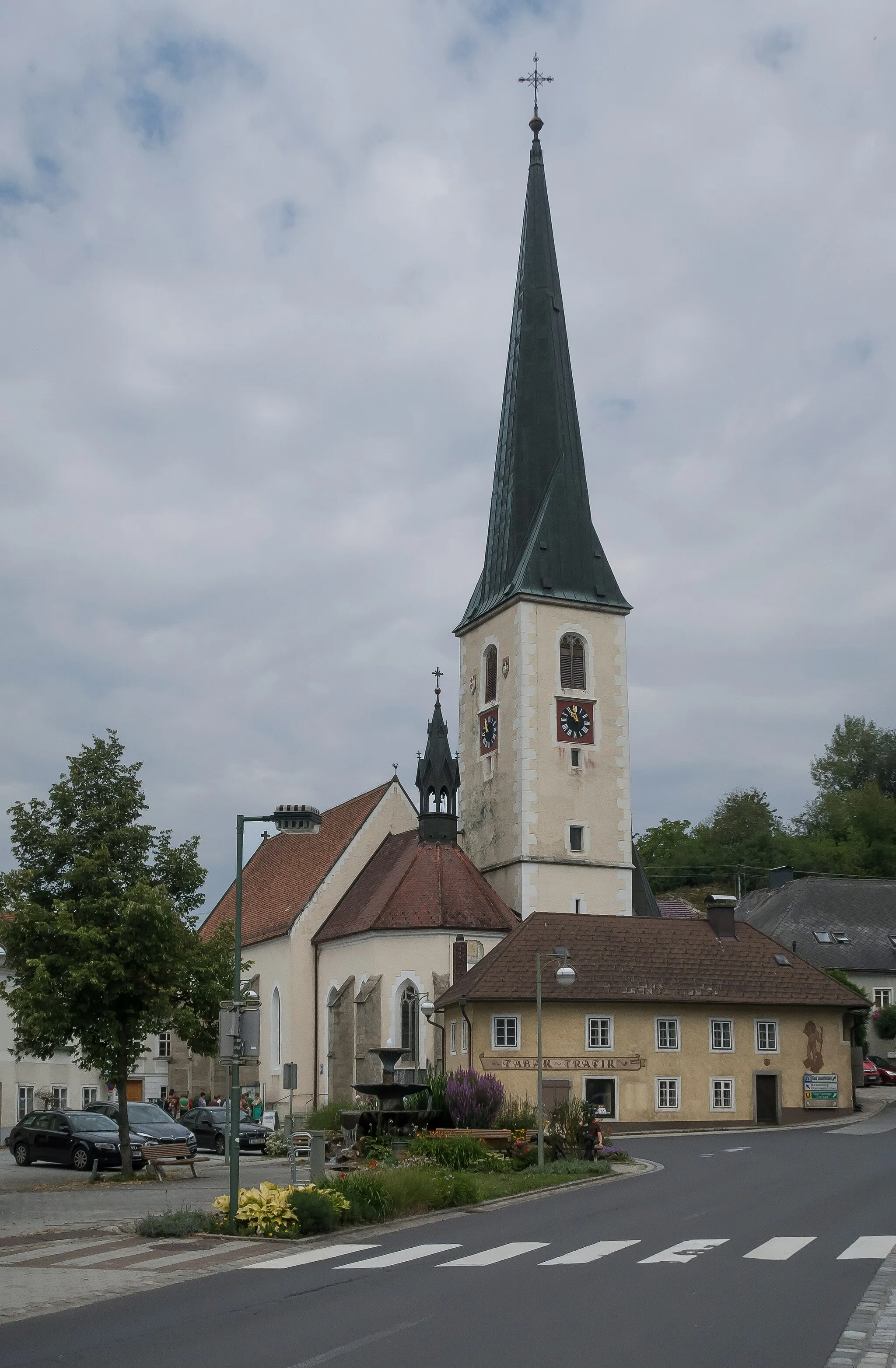 Photo showing: Zwettl an der Rodl, church: die Pfarrkirche