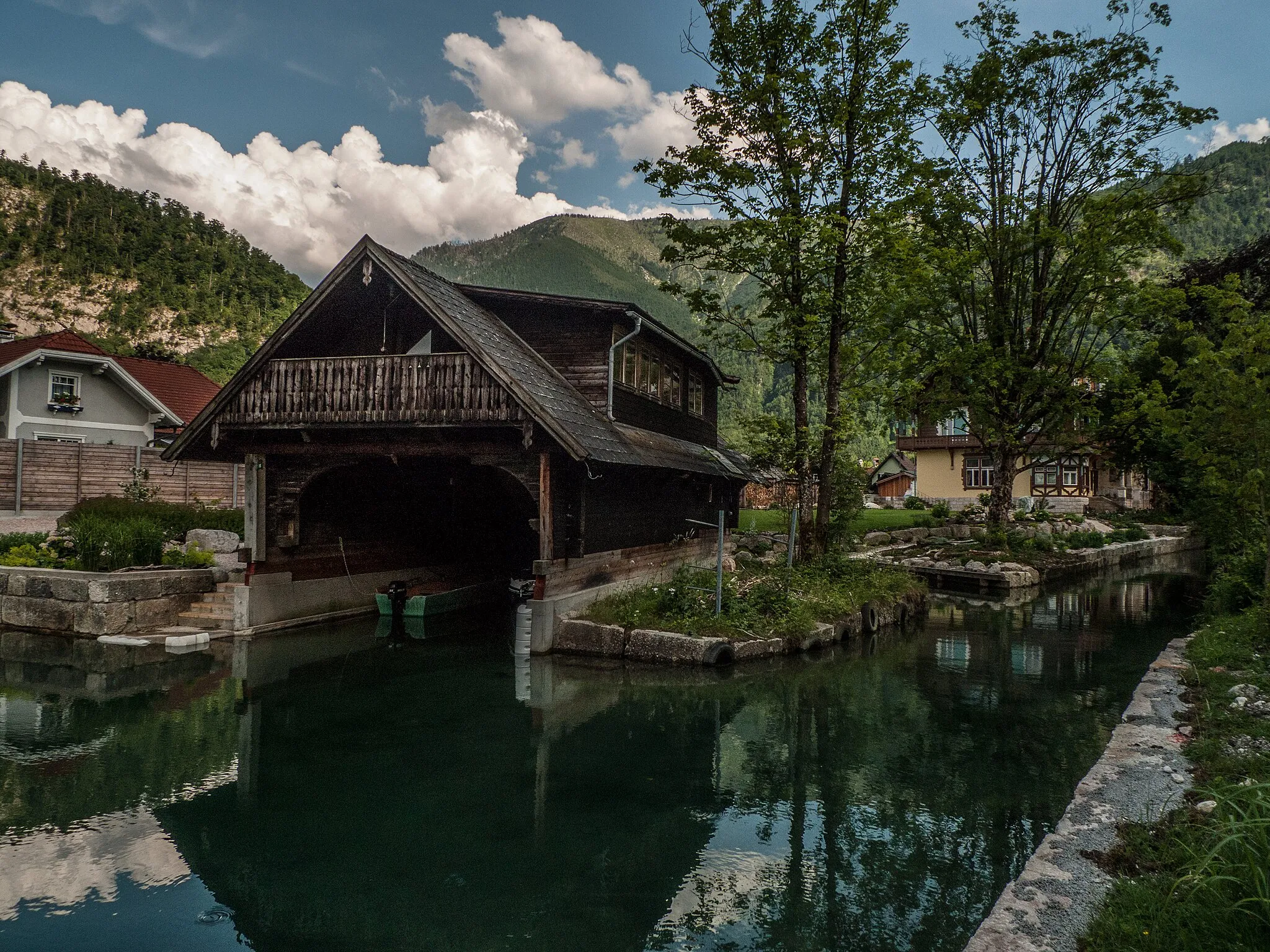 Photo showing: Villa Schrötter, ehem. Seegasthof Rindbach und Bootshaus