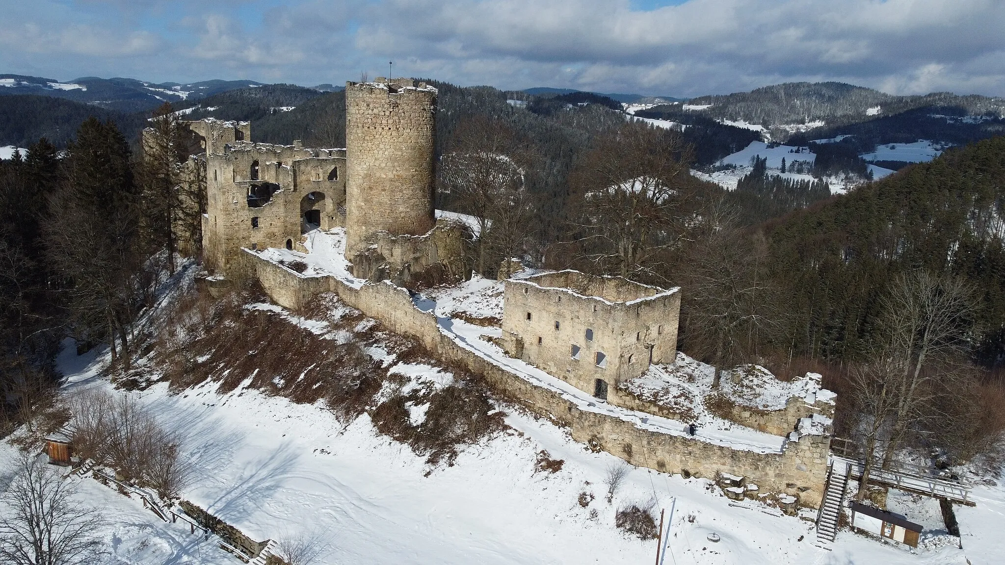 Photo showing: Burgruine Prandegg, Oberösterreich