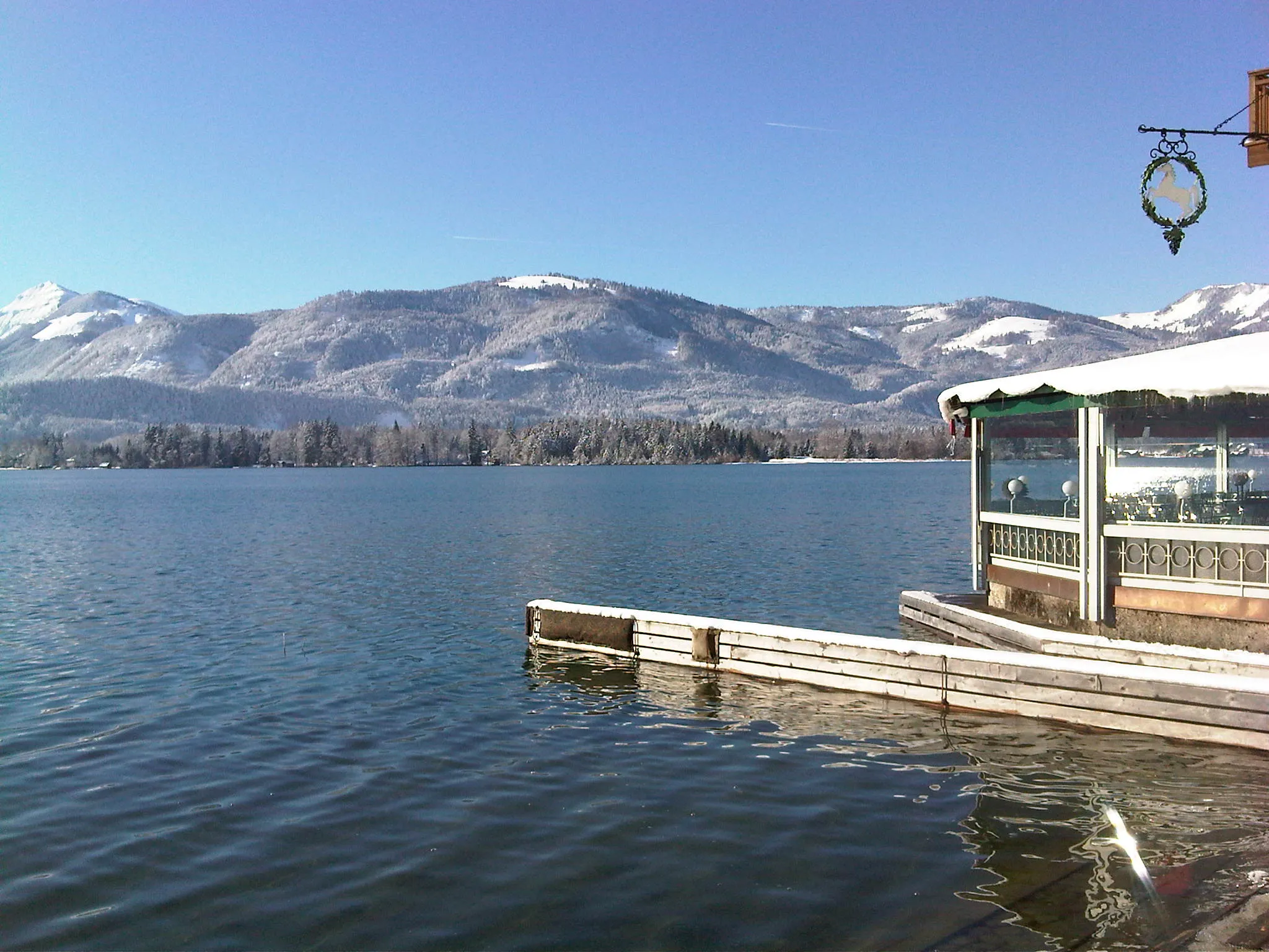 Photo showing: Dock neben Wolfgangsee