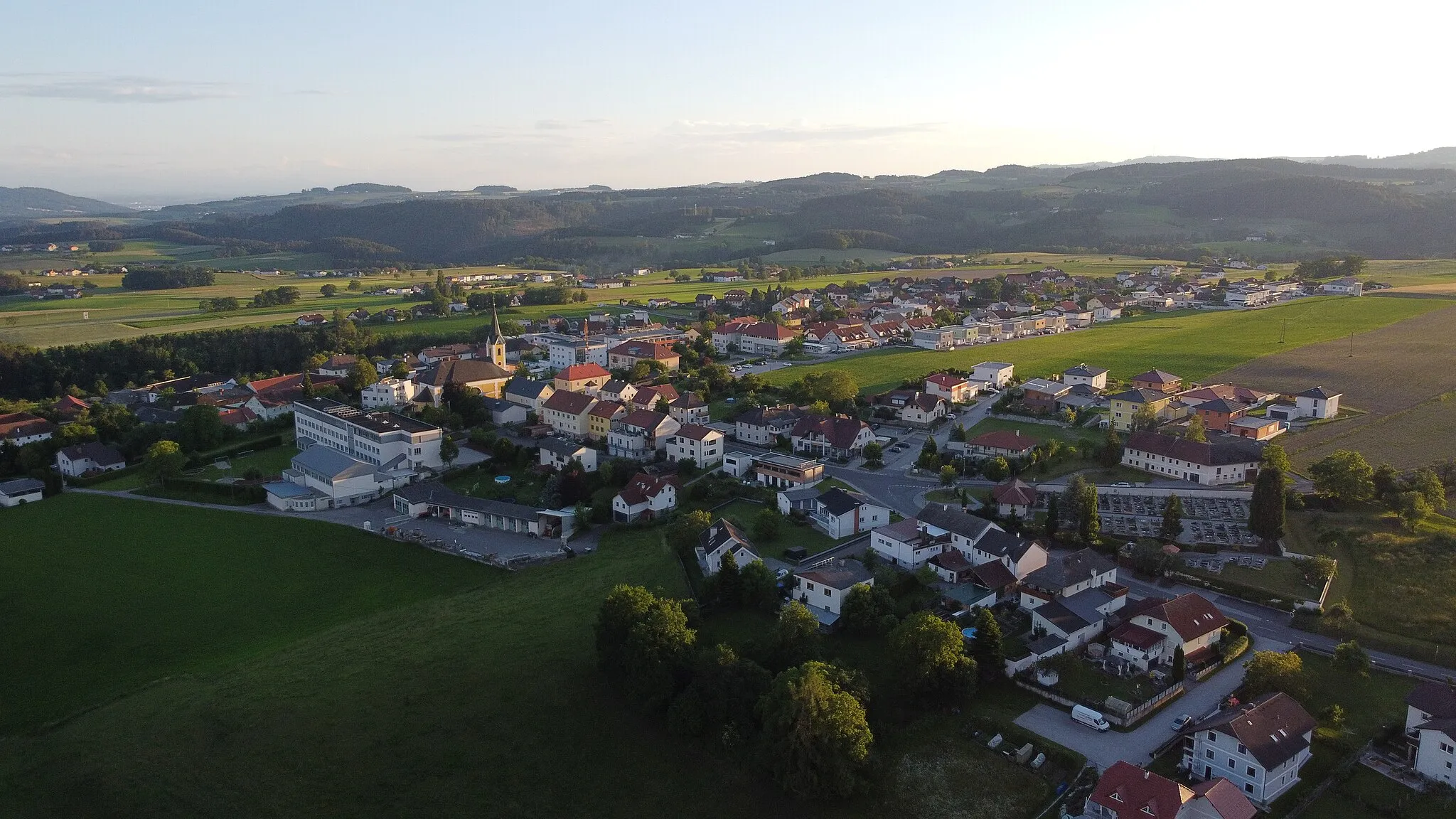 Photo showing: Alberndorf vom Nord-Osten aus gesehen