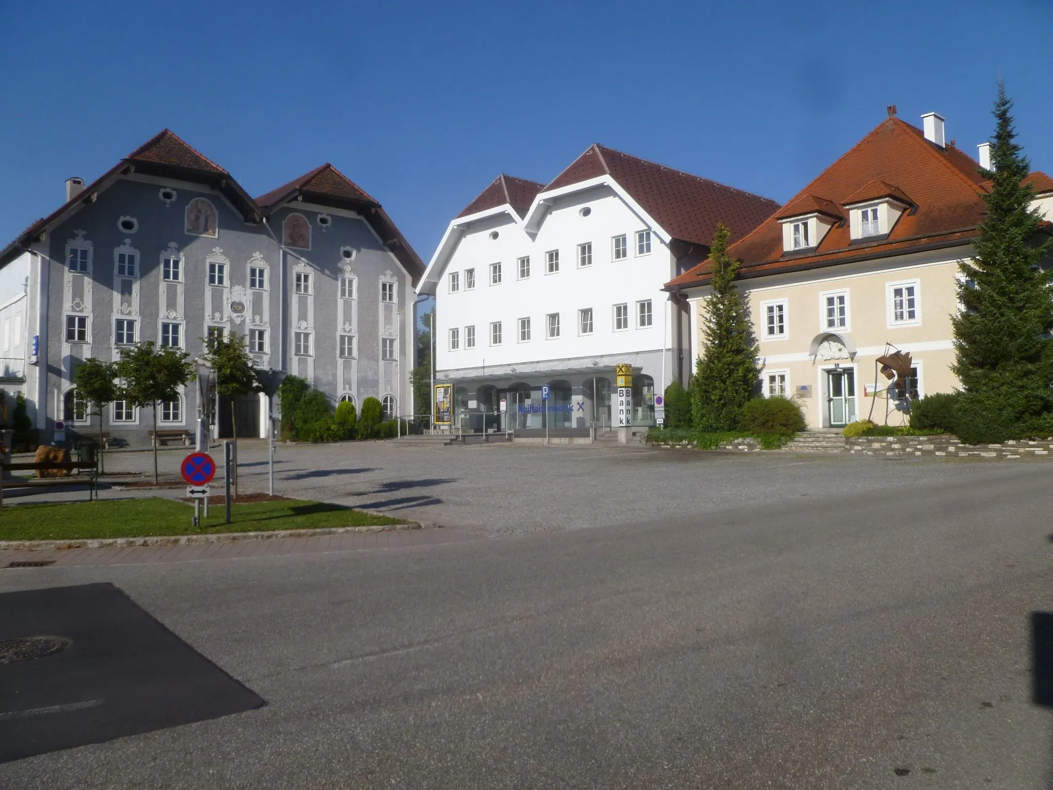 Photo showing: Frankenburg (Gesamtanlage des früheren Pflegerschlosses)