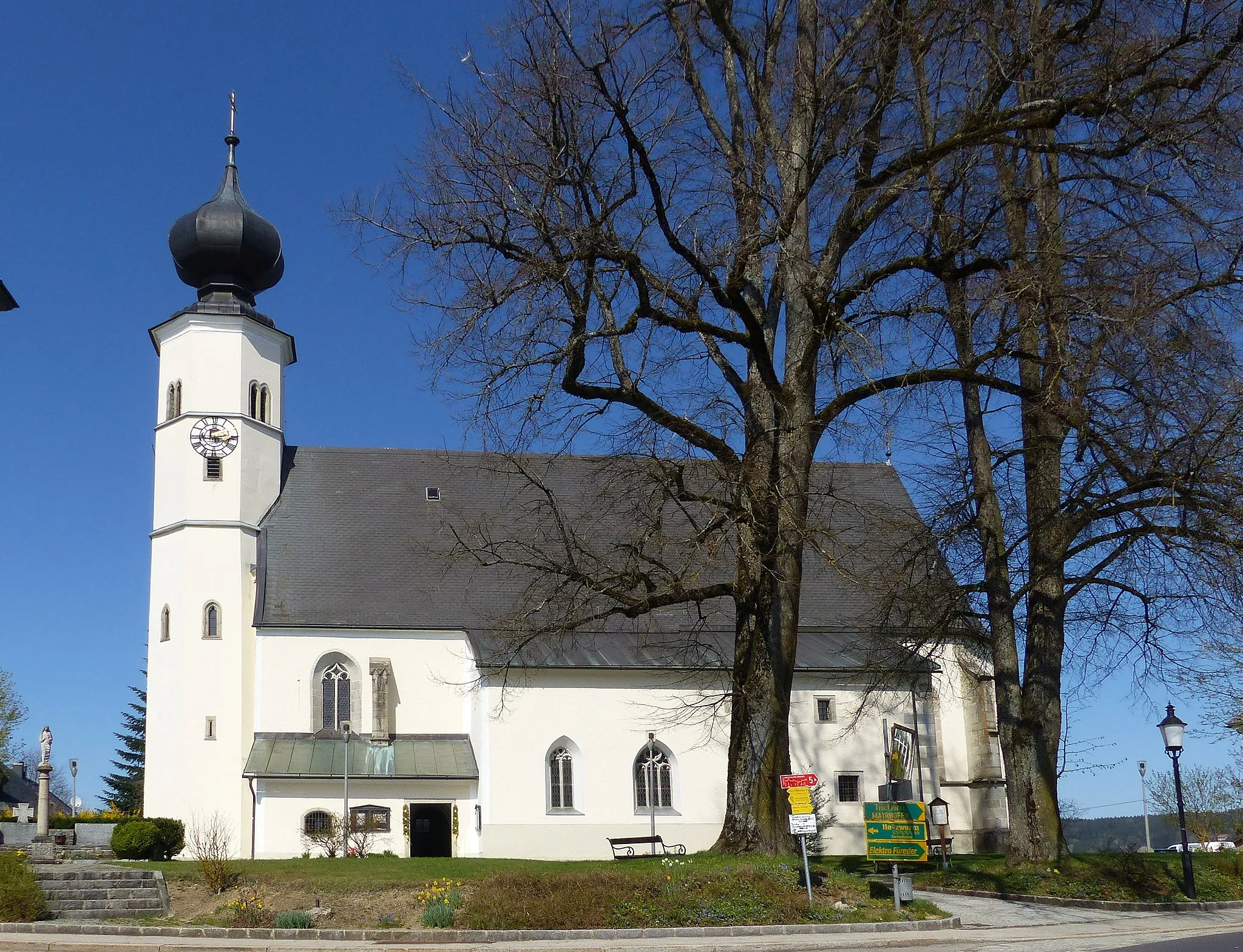 Photo showing: St.Veit im Mühlkreis ( Upper Austria ). Saint Vitus parish church.