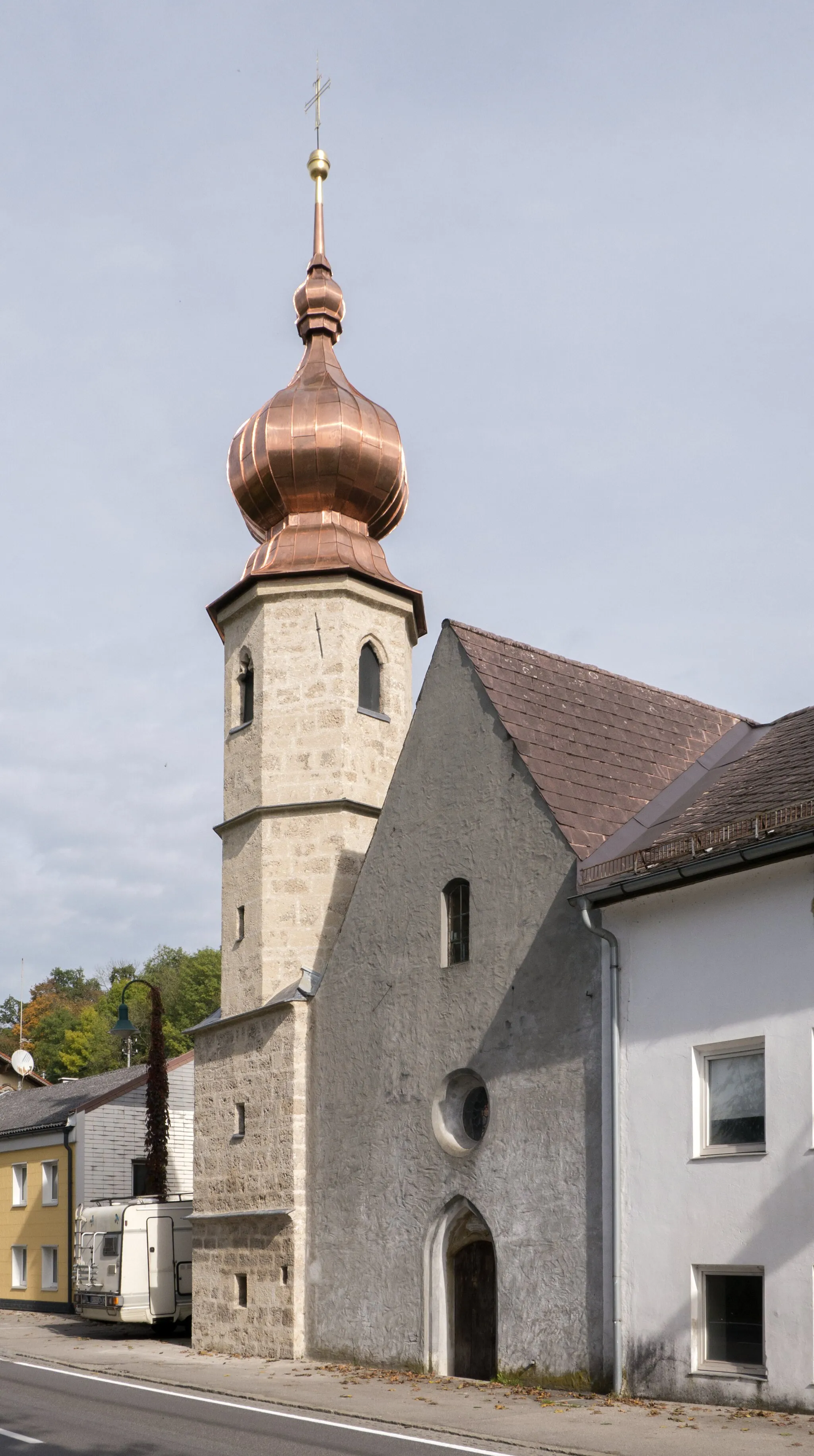 Photo showing: Spitalskirche Hl. Geist, Dreifaltigkeitskapelle