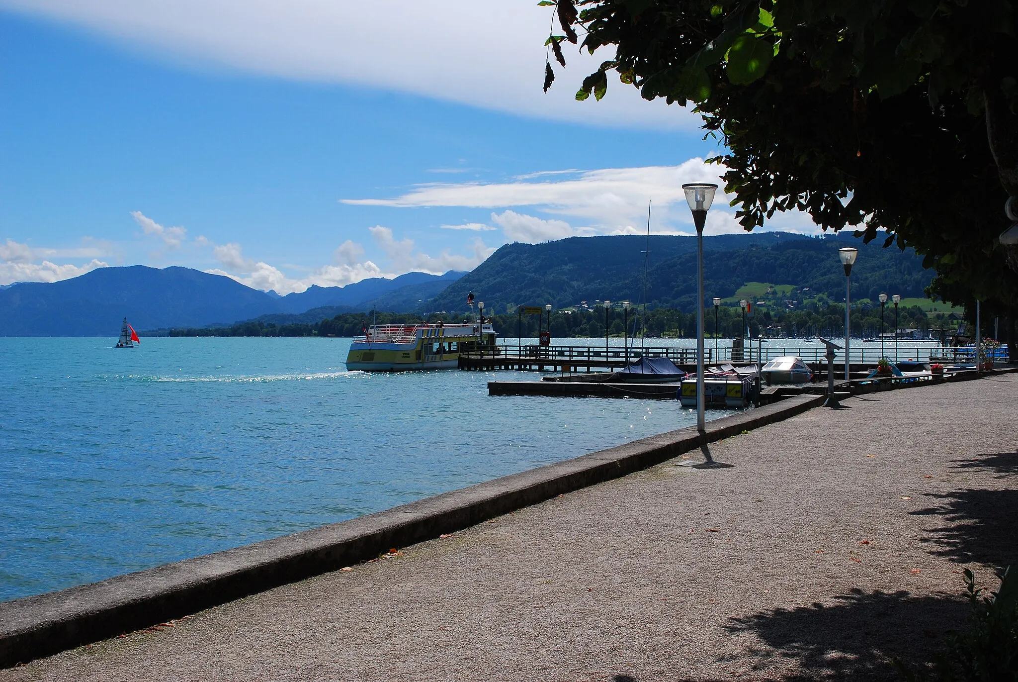 Photo showing: Strandpromenade in Attersee am A.