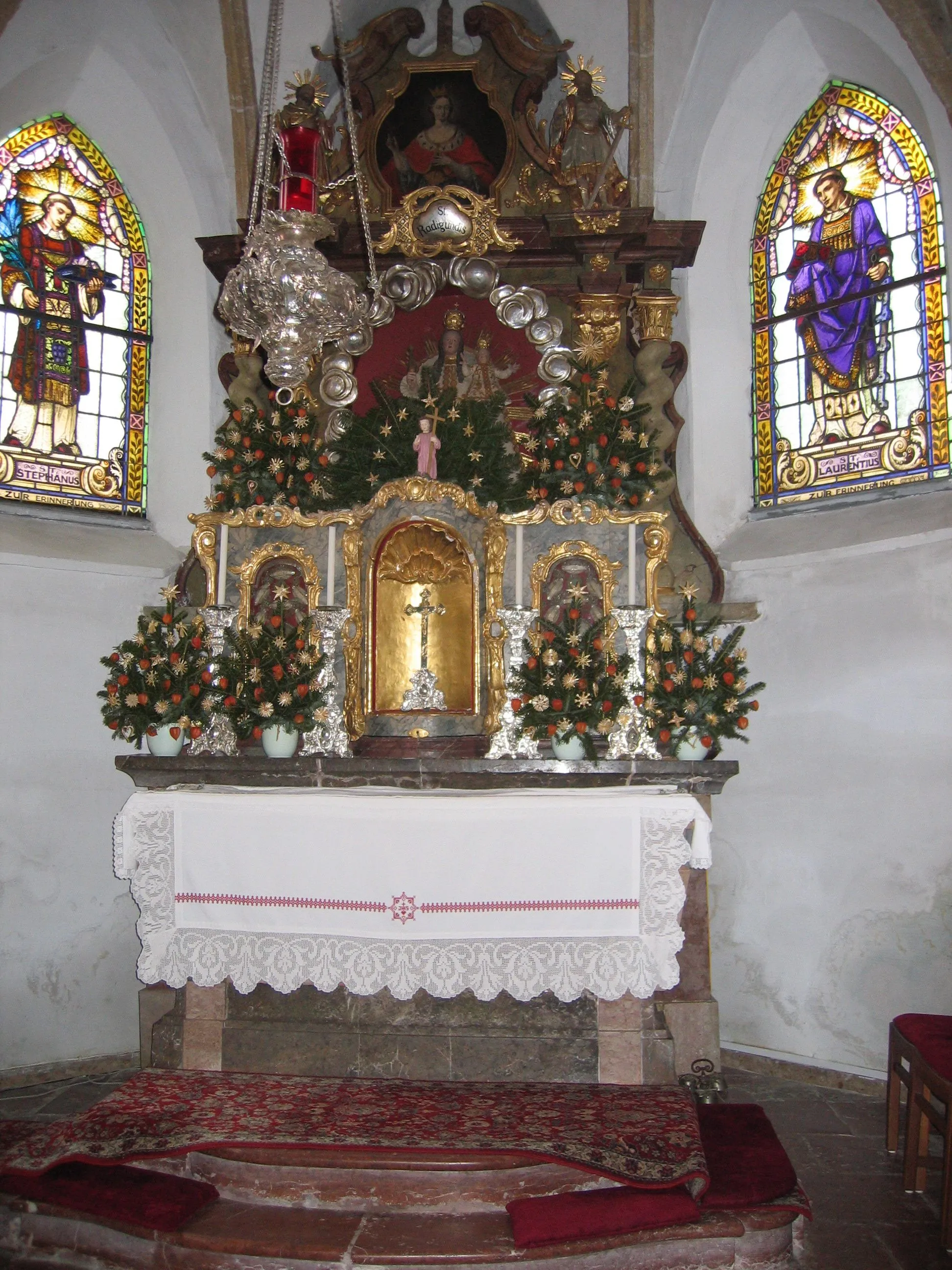 Photo showing: Hochaltar der Kirche in St. Radegund (Oberösterreich)