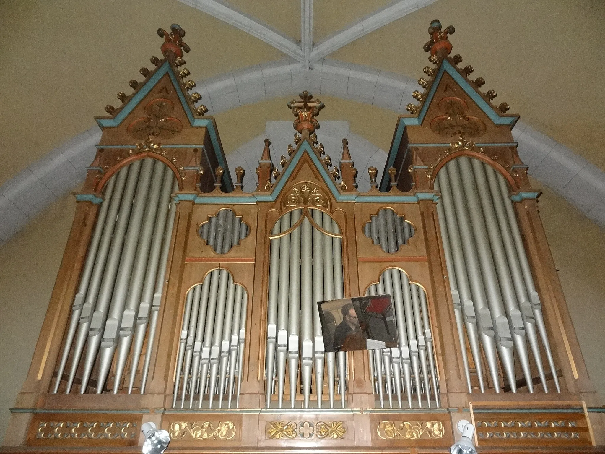 Photo showing: Die Orgel von Karl Neusser (1908) in der Pfarrkirche Kleinraming, OÖ