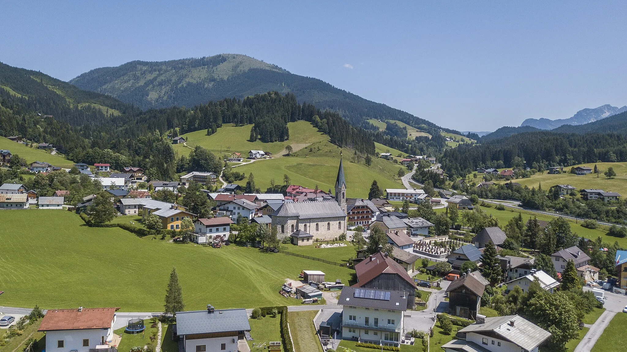 Photo showing: Rußbach am Paß Gschütt, Salzburg, Österreich