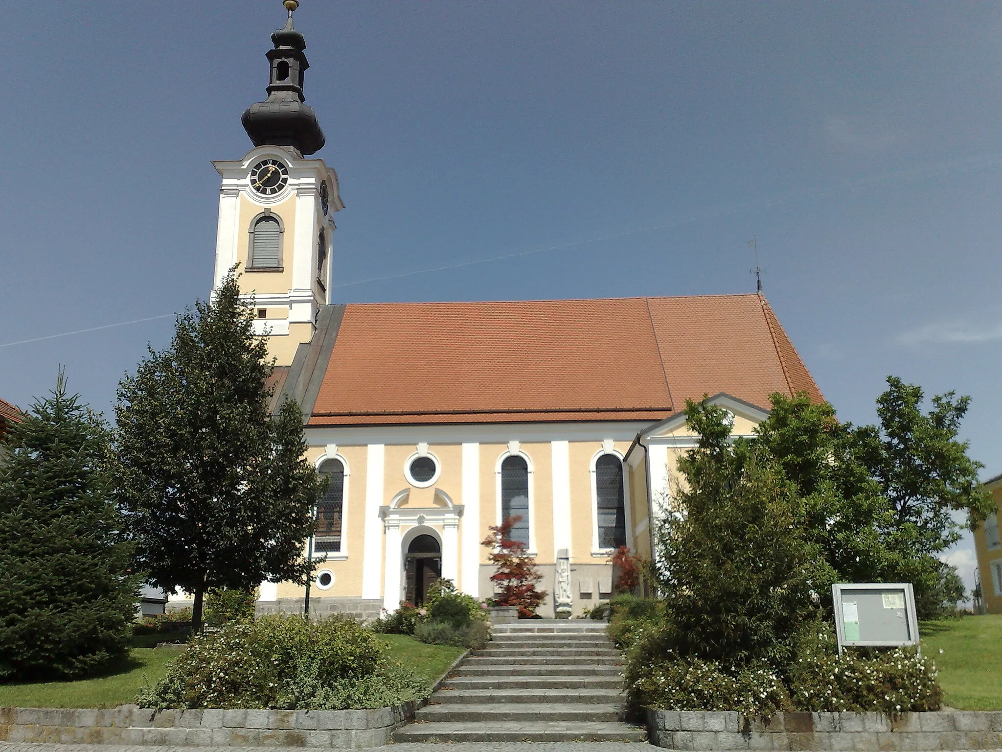 Photo showing: Pfarrkirche Dorf an der Pram