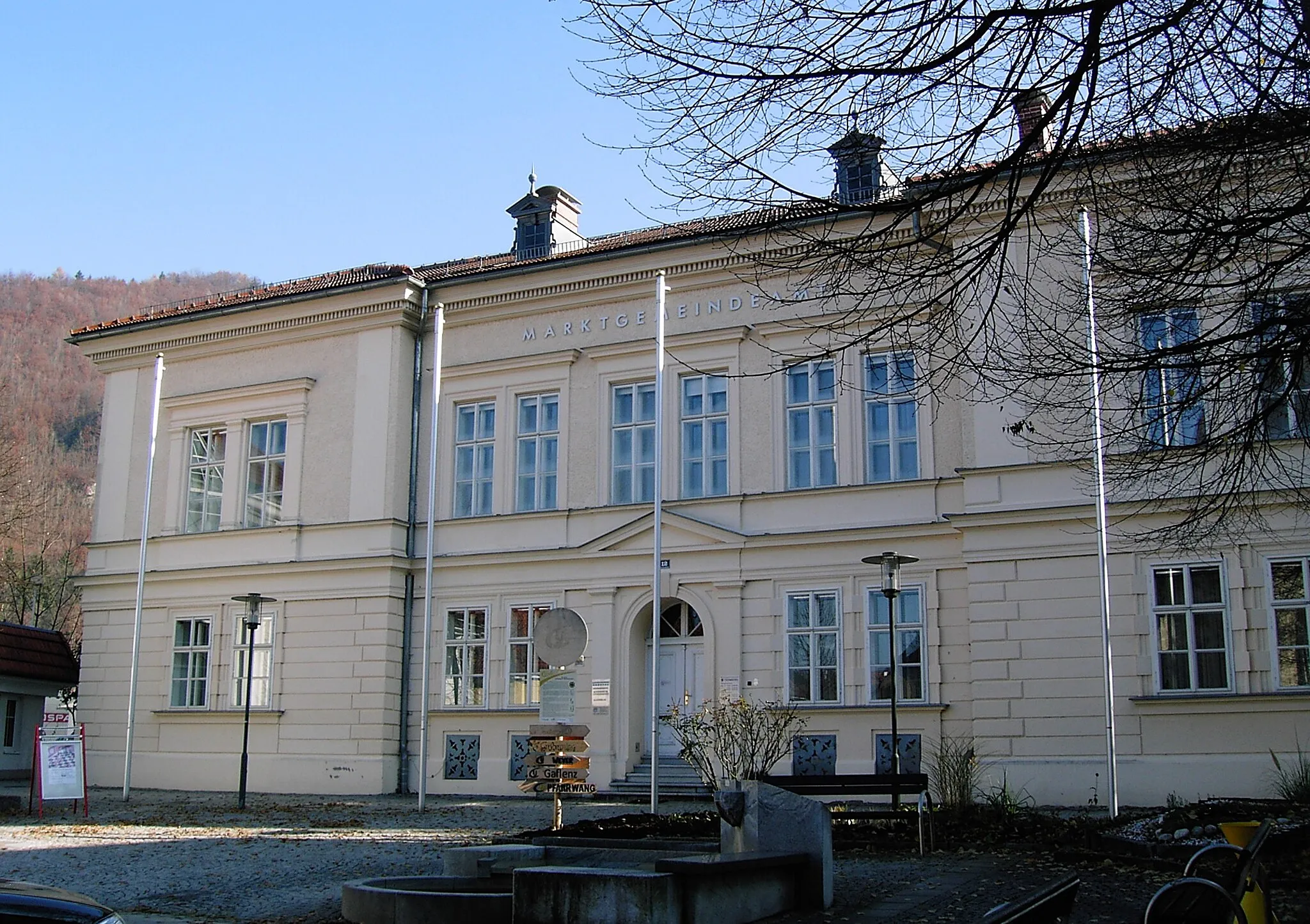 Photo showing: Ternberg Gemeindeamt, ehemalige Volksschule, Kirchenplatz 12