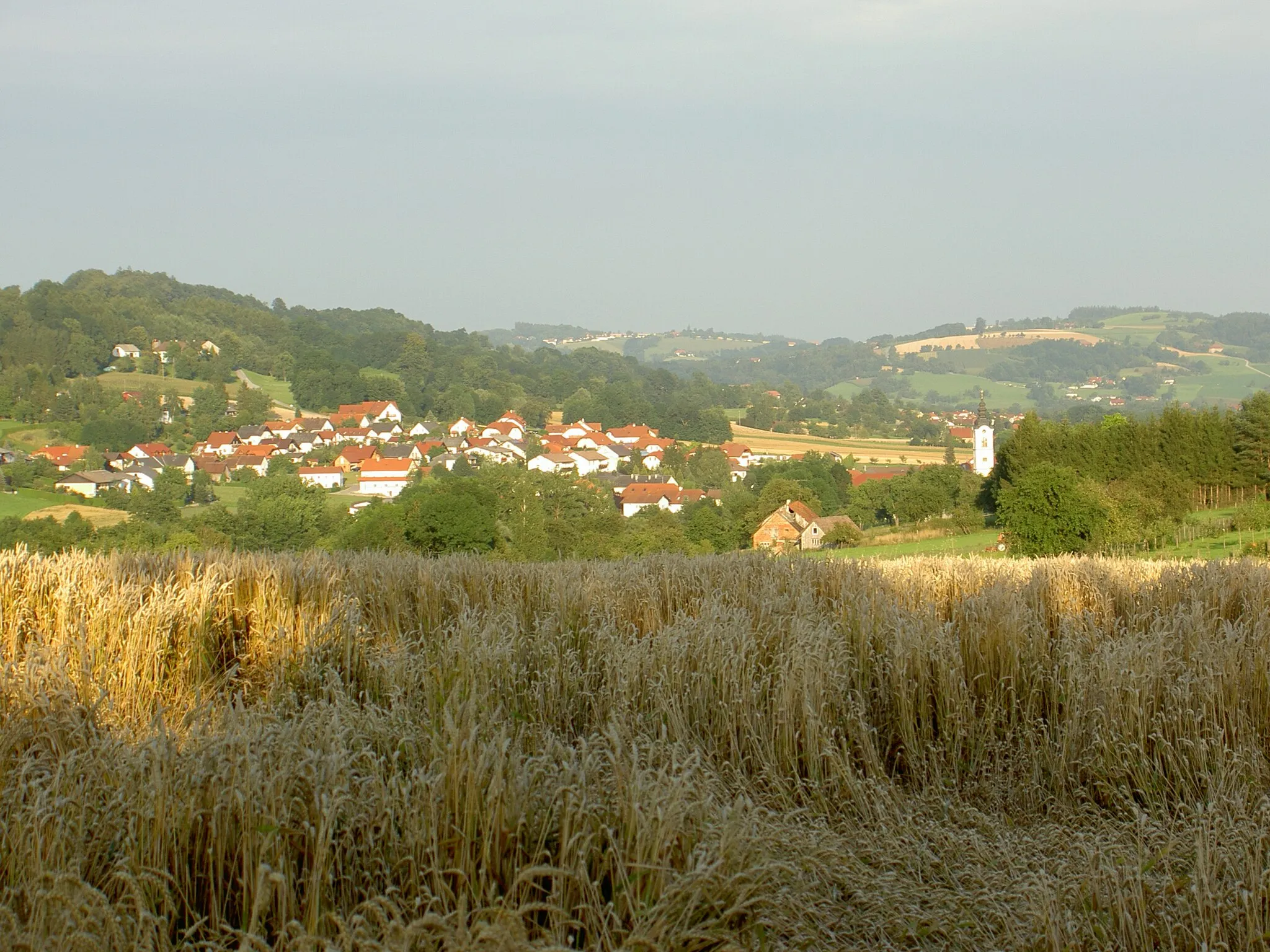 Photo showing: St. Marienkirchen an der Polsenz seen from west direction