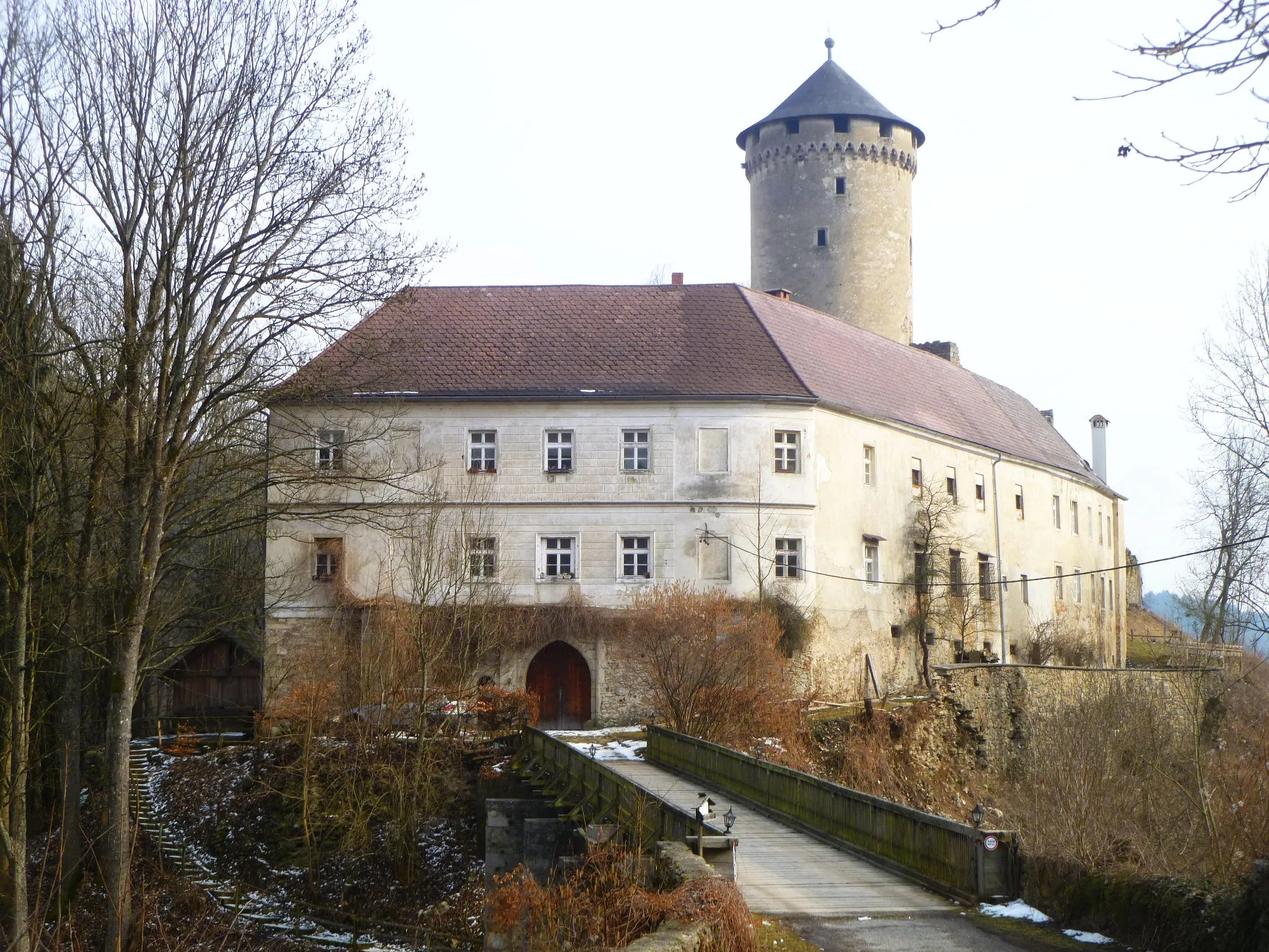 Photo showing: Schloss Wildberg mit Brücke