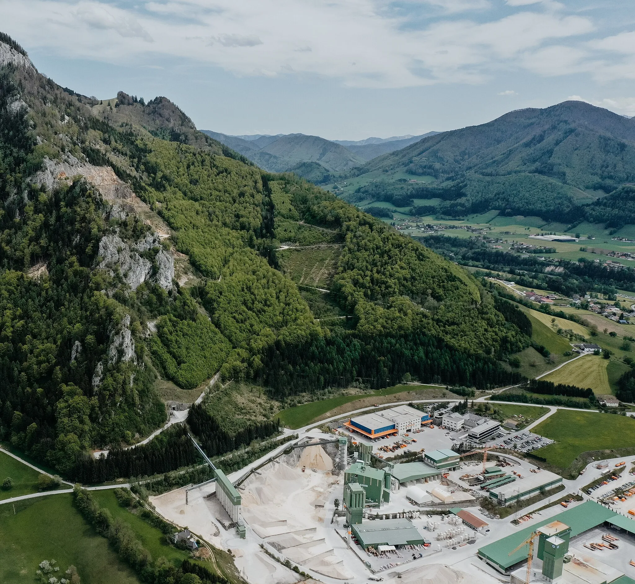 Photo showing: Luftbildaufnahme vom Werksgelände