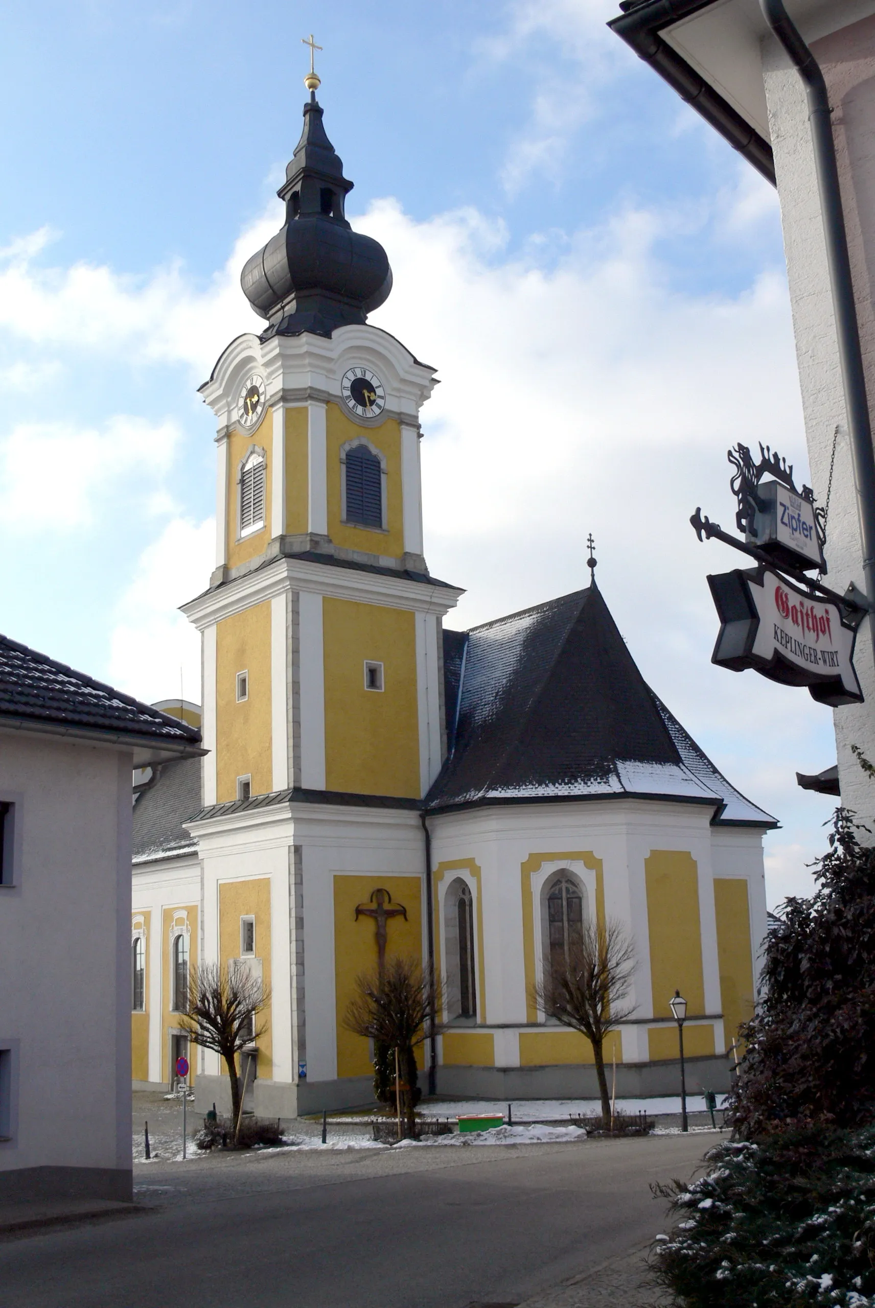 Photo showing: St.Johann am Wimberg ( Upper Austria ). Saint John the Baptist parish church.