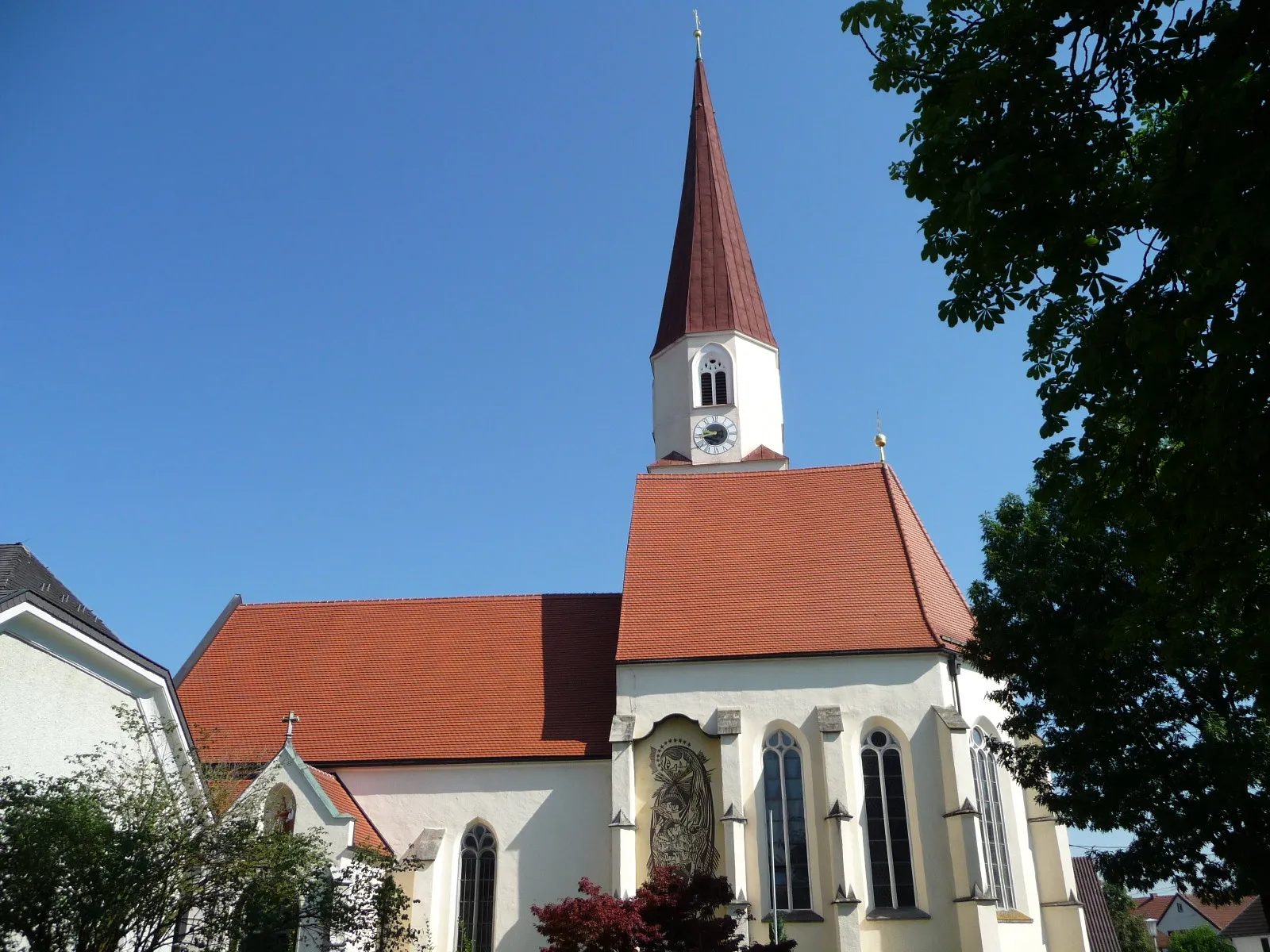 Photo showing: Die Kirche von Sankt Florian am Inn