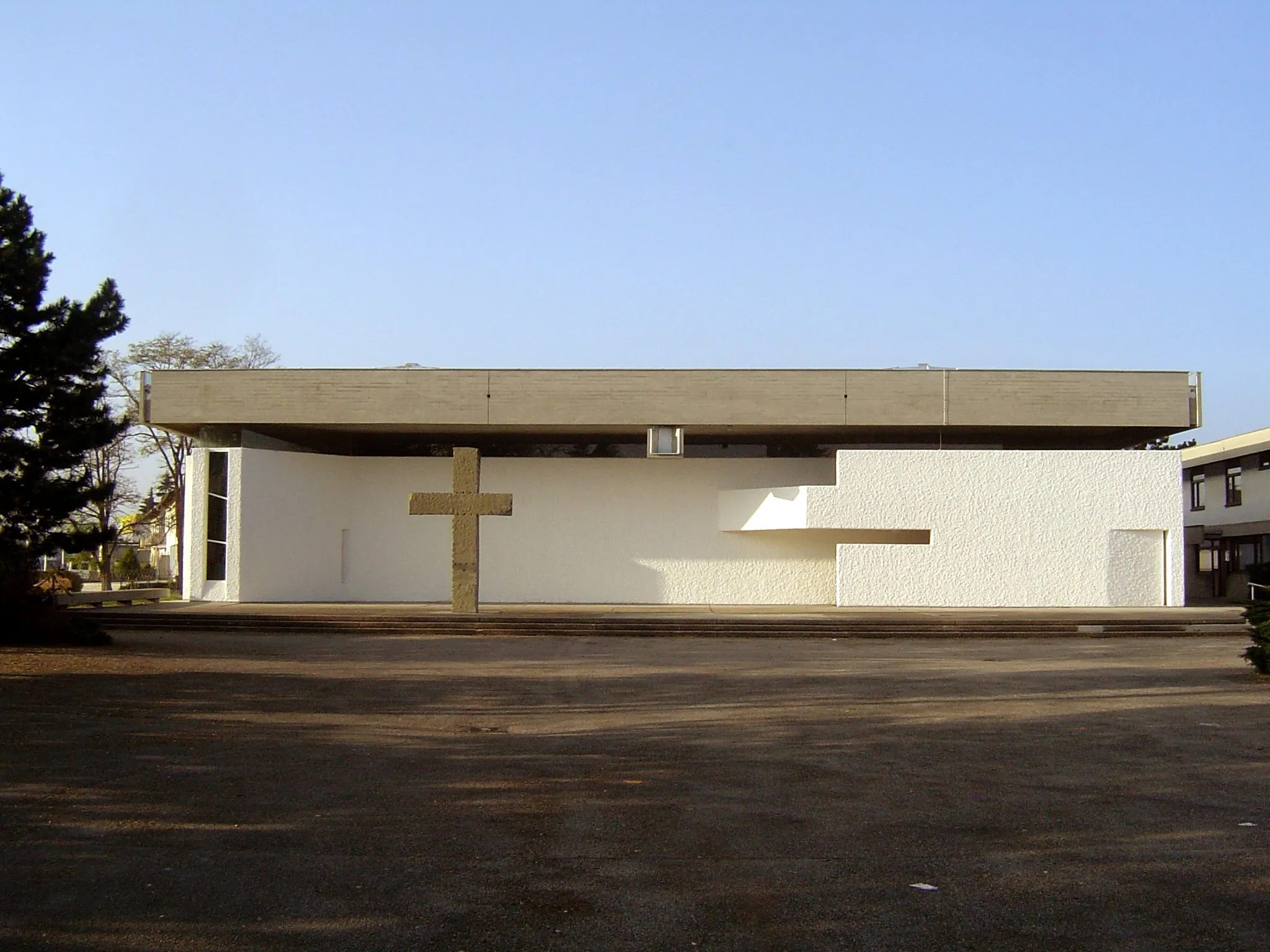 Photo showing: parish church of Langholzfeld, Pasching, Upper Austria