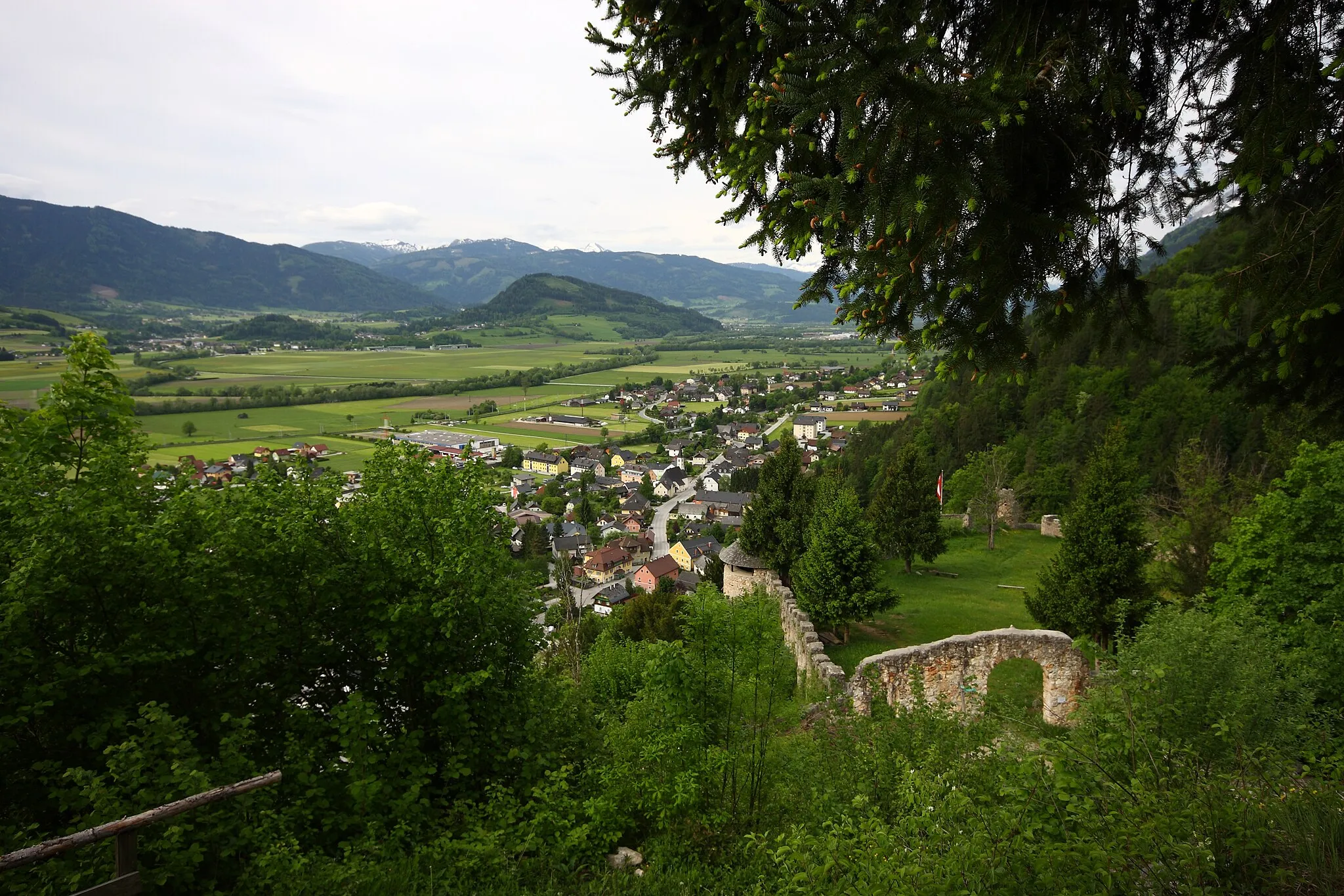 Photo showing: castle ruin Wolkenstein , Wörschach, Styria,   Austria