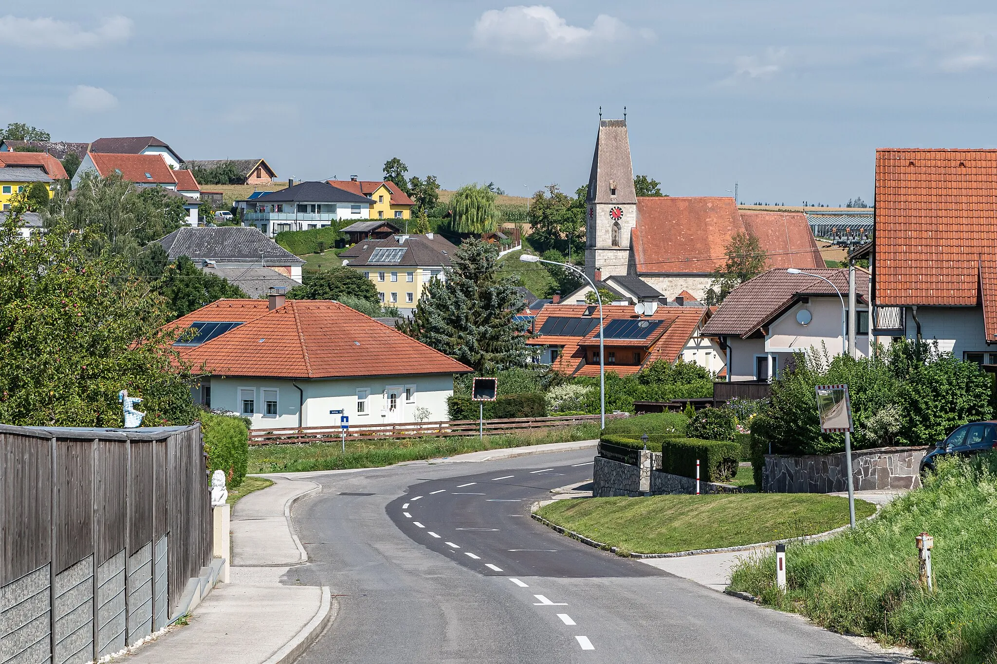 Photo showing: View of village Sipbachzell in Upper Austria