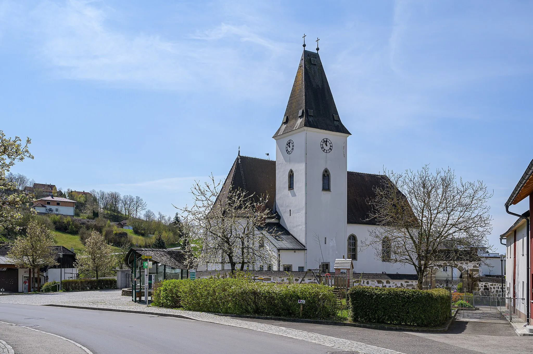 Photo showing: The parish church Rechberg is dedicated to St. Nicholas and was mentioned in a document as early as 1209.